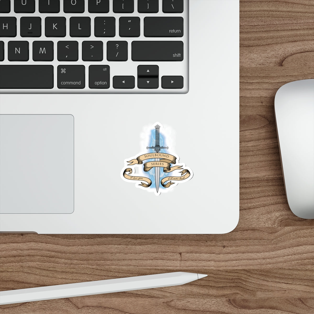 Soulbound: I'll Come Back Dagger Quote Die-Cut Sticker