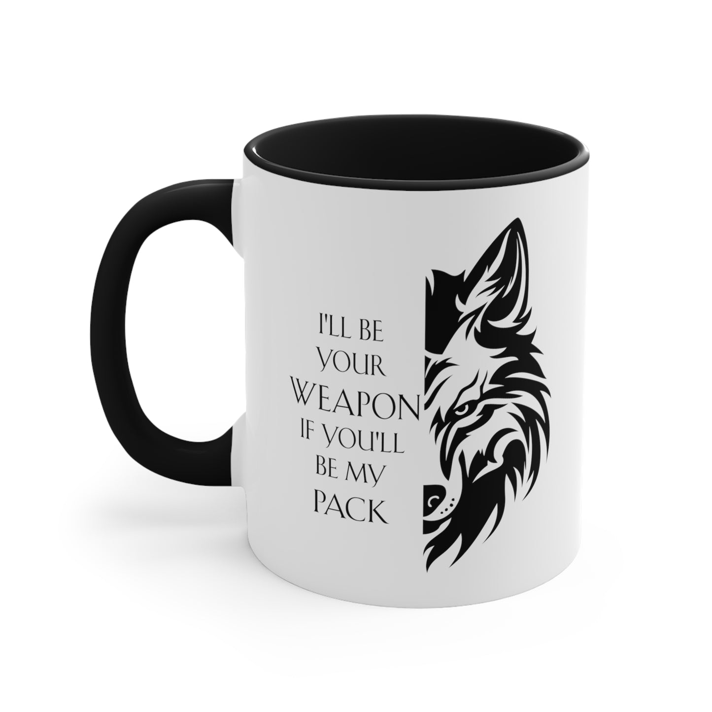 Soulbound: Black Pack Quote Coffee Mug, 11oz