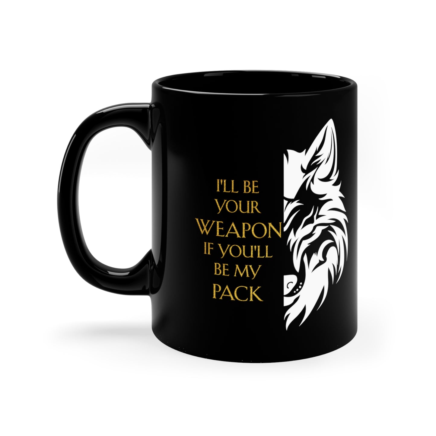 Soulbound: Gold/White Pack Quote Coffee Mug, 11 oz