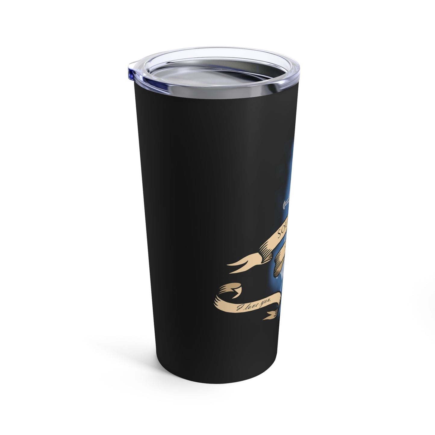 Soulbound: I'll Come Back Dagger Quote Tumbler 20oz