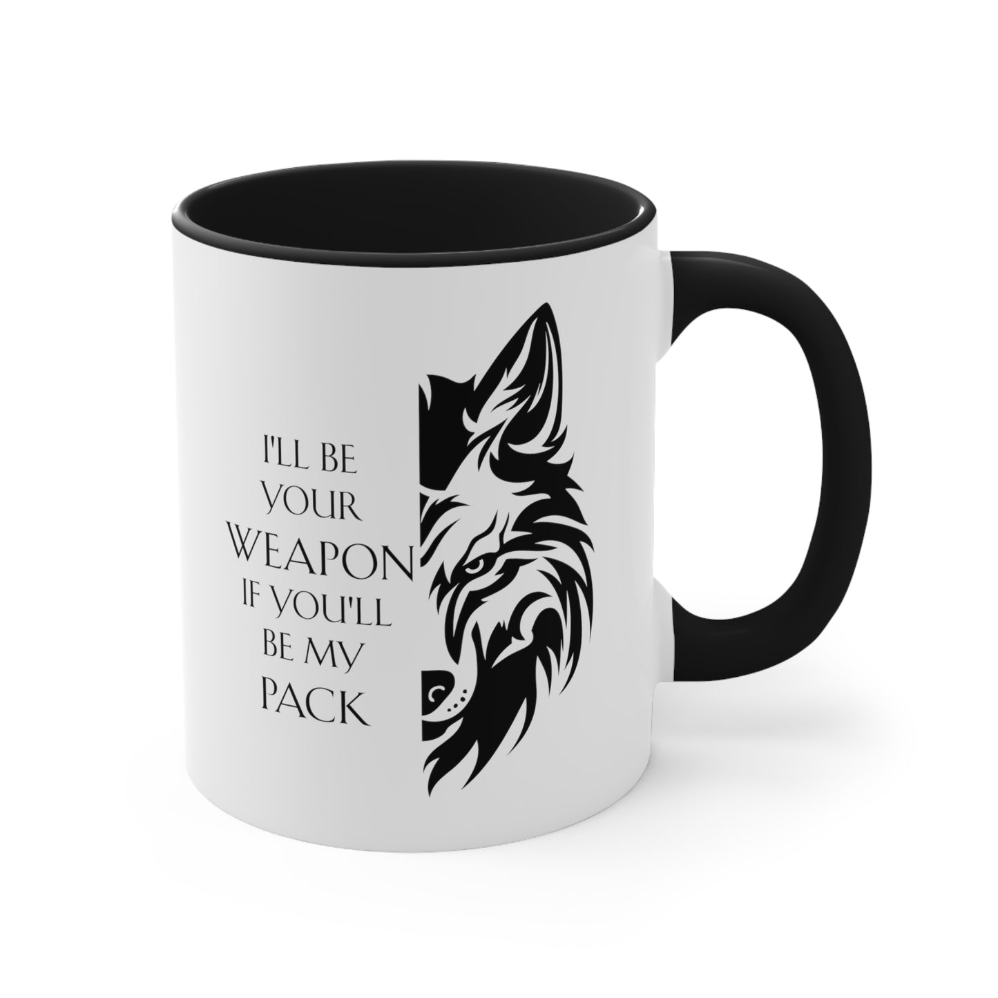 Soulbound: Black Pack Quote Coffee Mug, 11oz