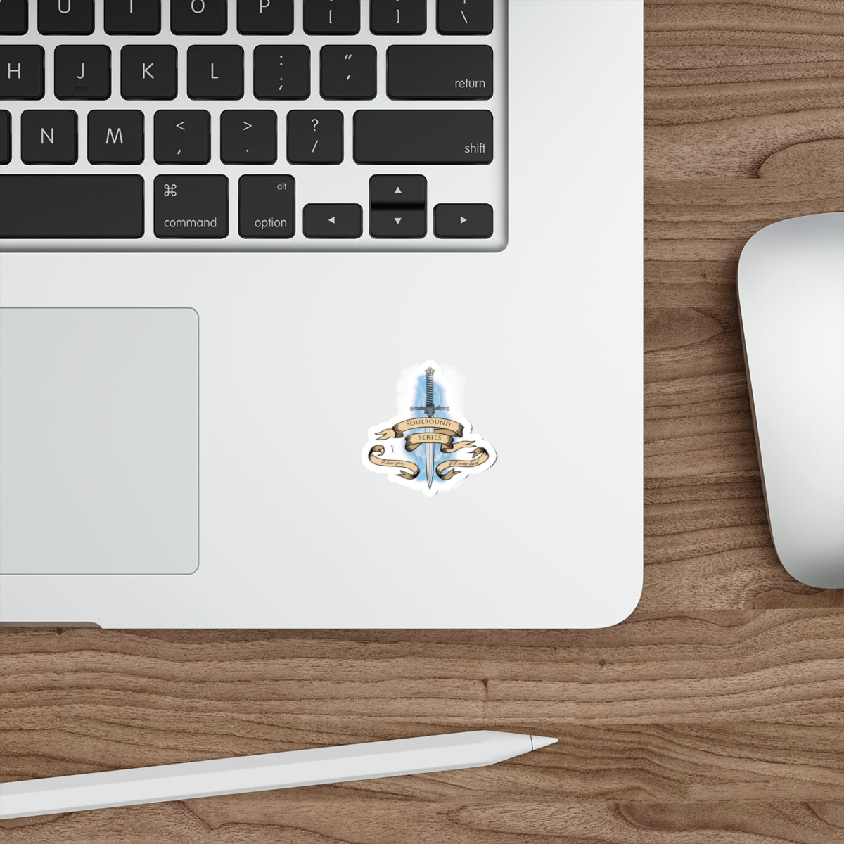 Soulbound: I'll Come Back Dagger Quote Die-Cut Sticker