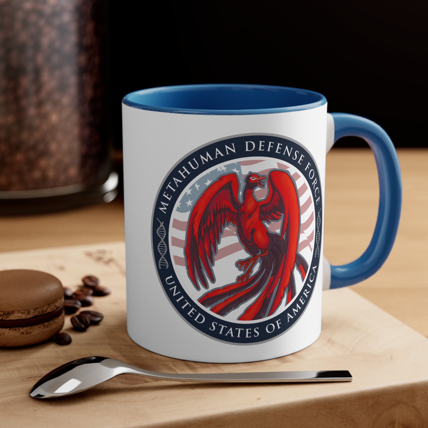 Metahuman Files: Metahuman Defense Force Agency Seal Coffee Mug, 11oz