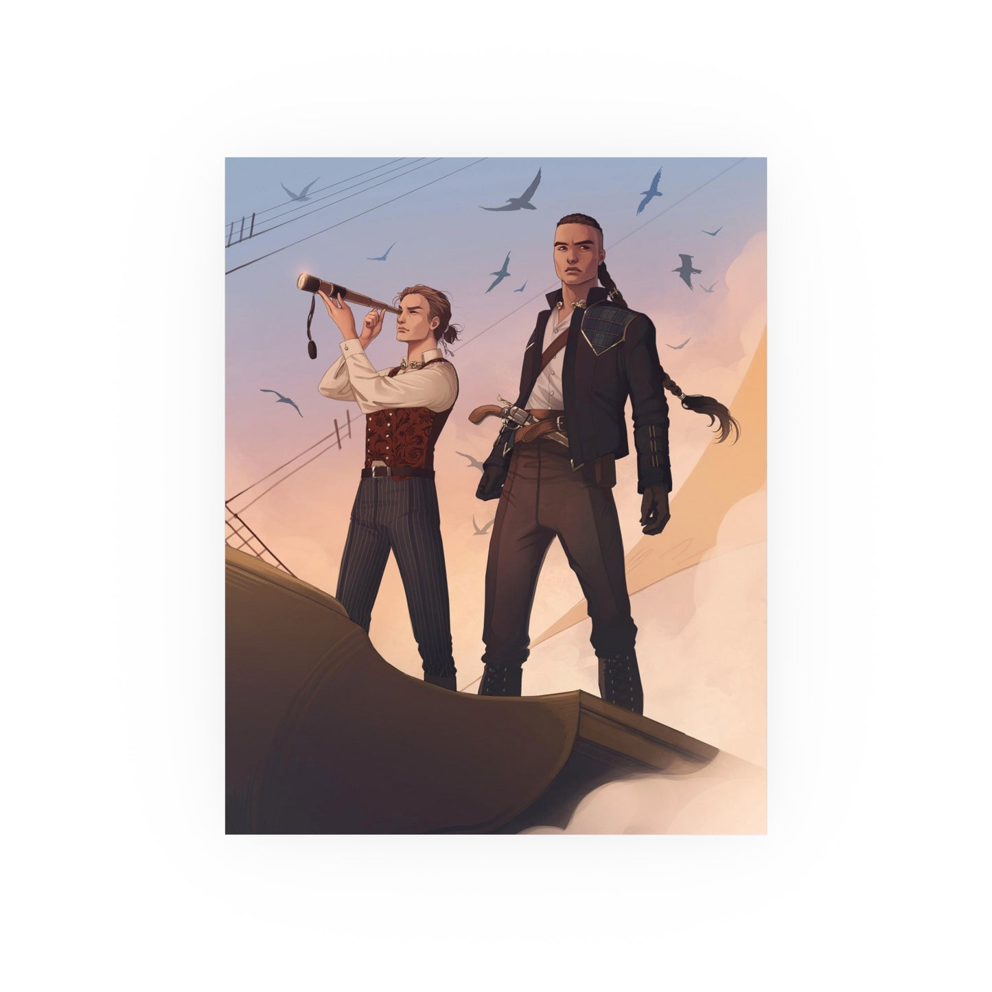 Infernal War Saga: Blaine and Honovi Print