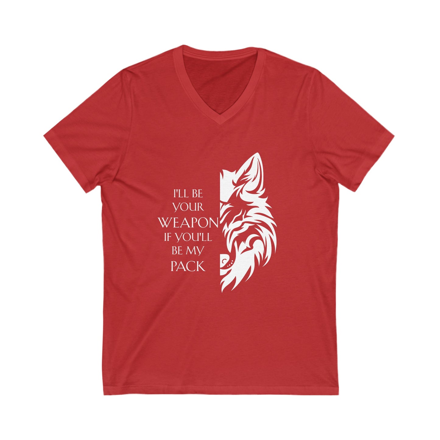Soulbound: White Pack Quote Ladies V-Neck Tee