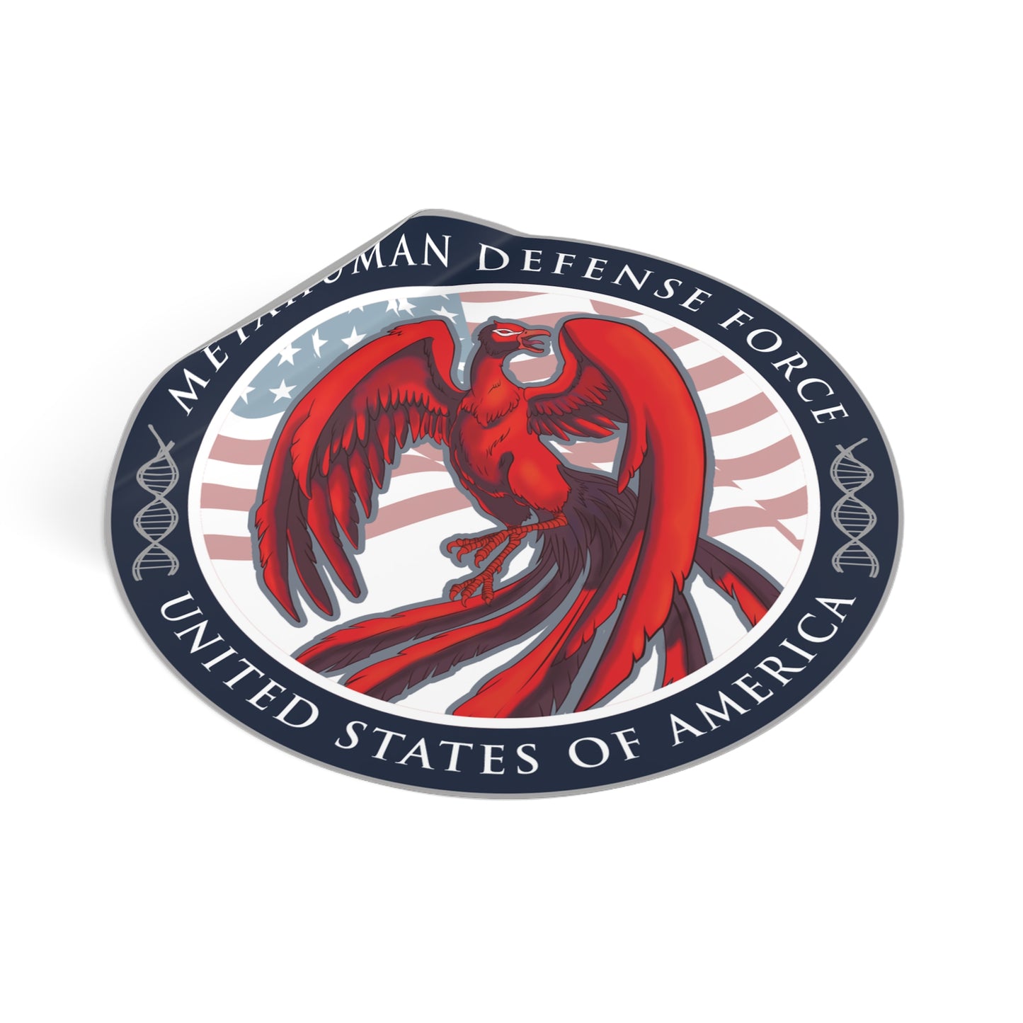 Metahuman Files: Metahuman Defense Force Agency Seal Sticker