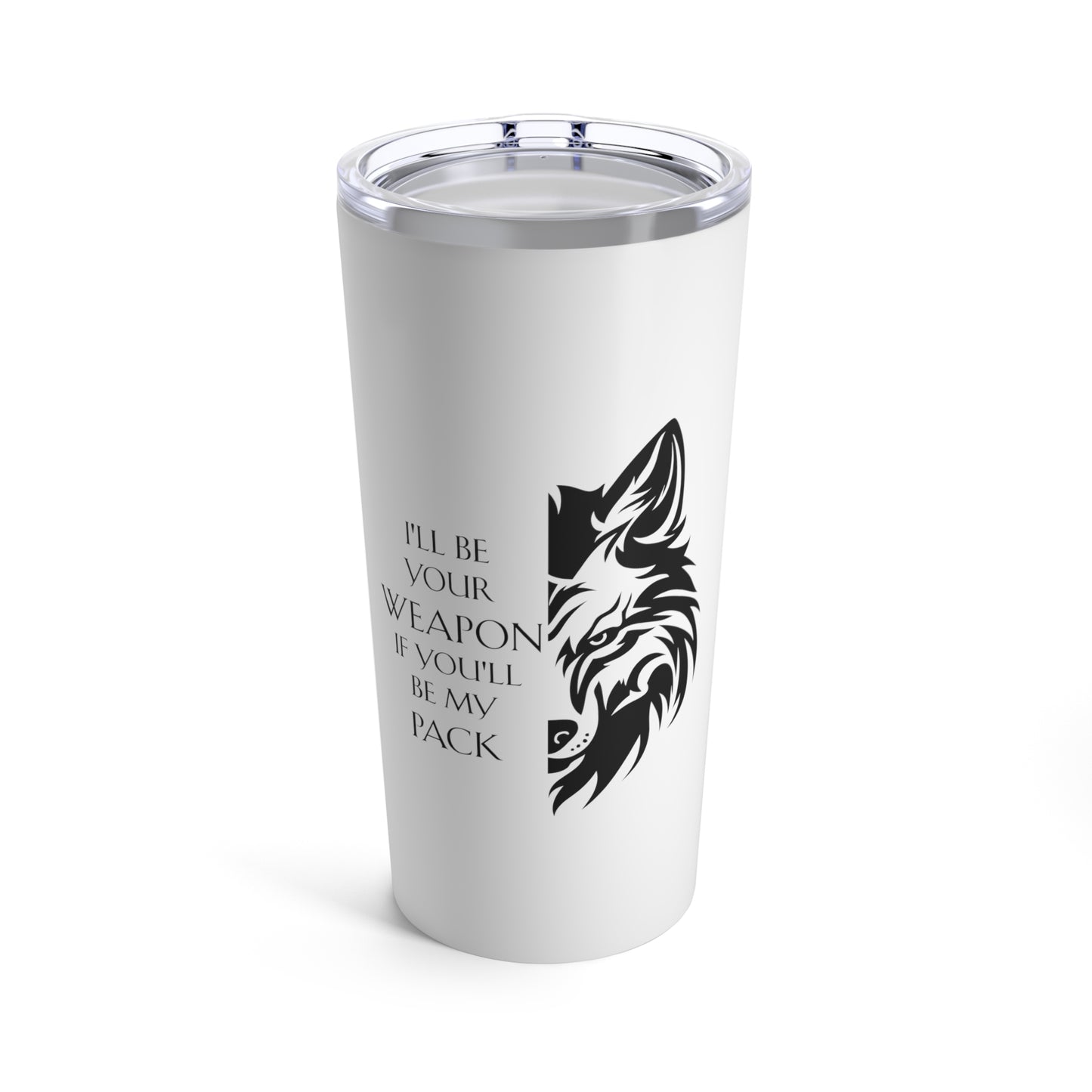 Soulbound: Black Pack Quote Tumbler 20 oz