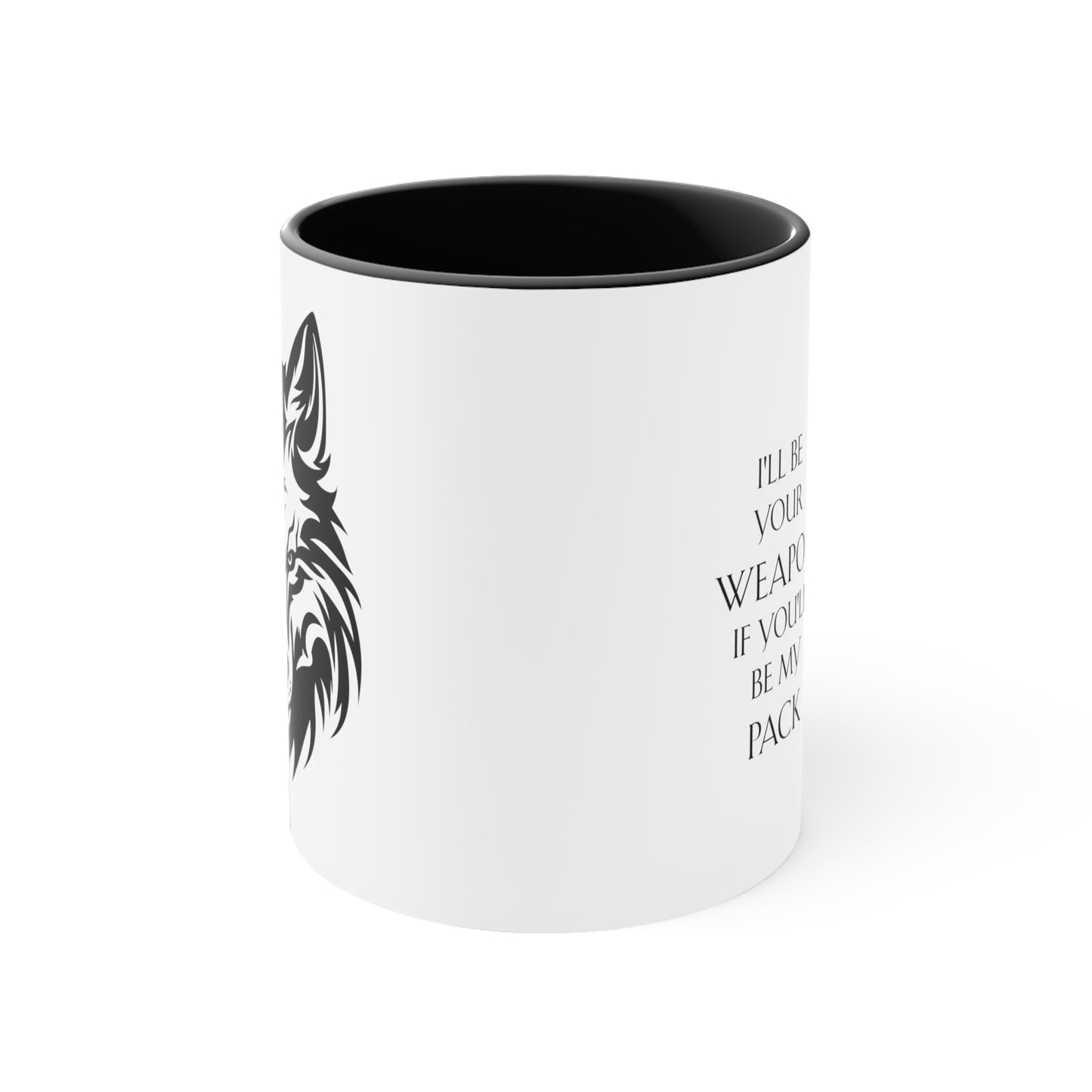 Soulbound: Black Pack Quote Coffee Mug, 11oz