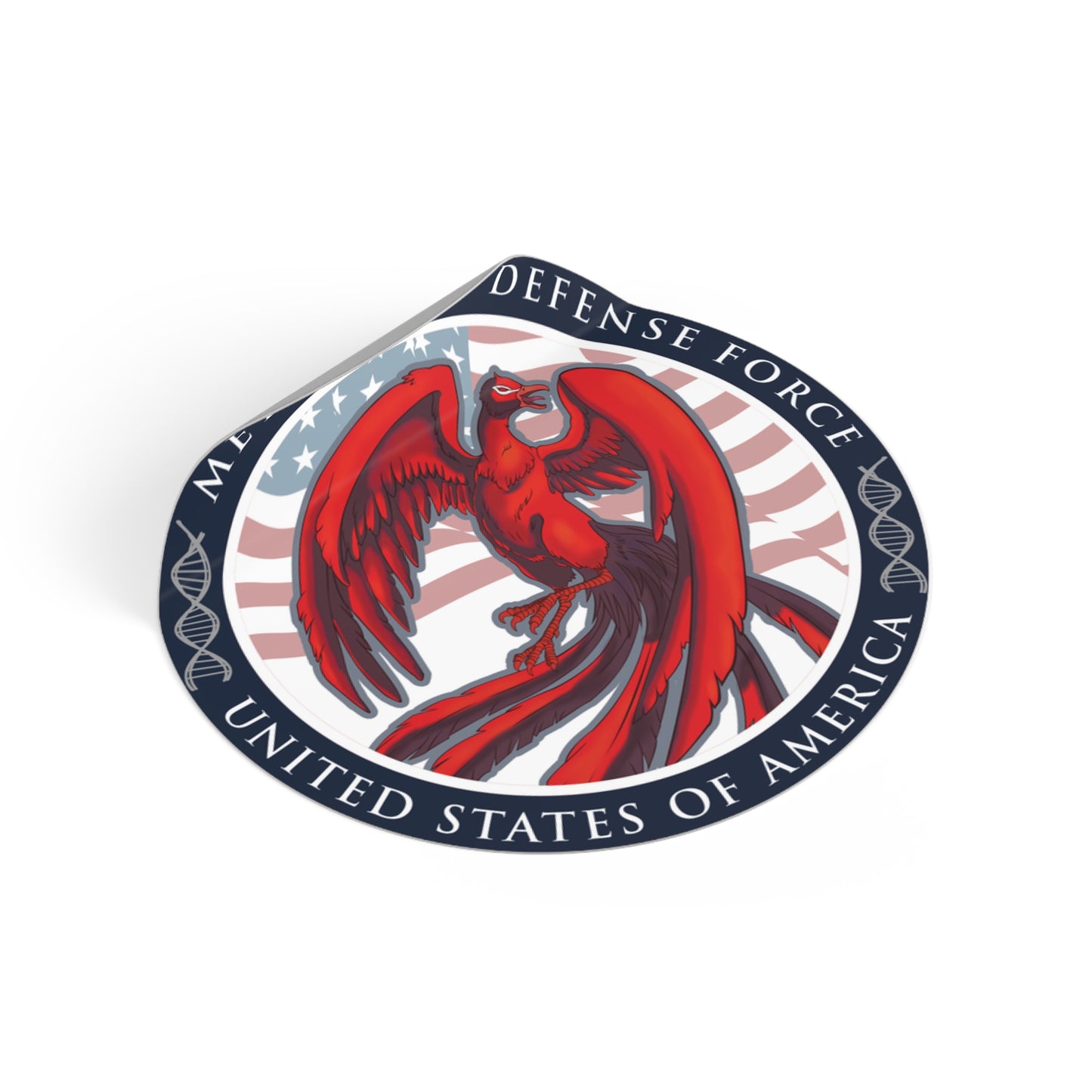 Metahuman Files: Metahuman Defense Force Agency Seal Sticker
