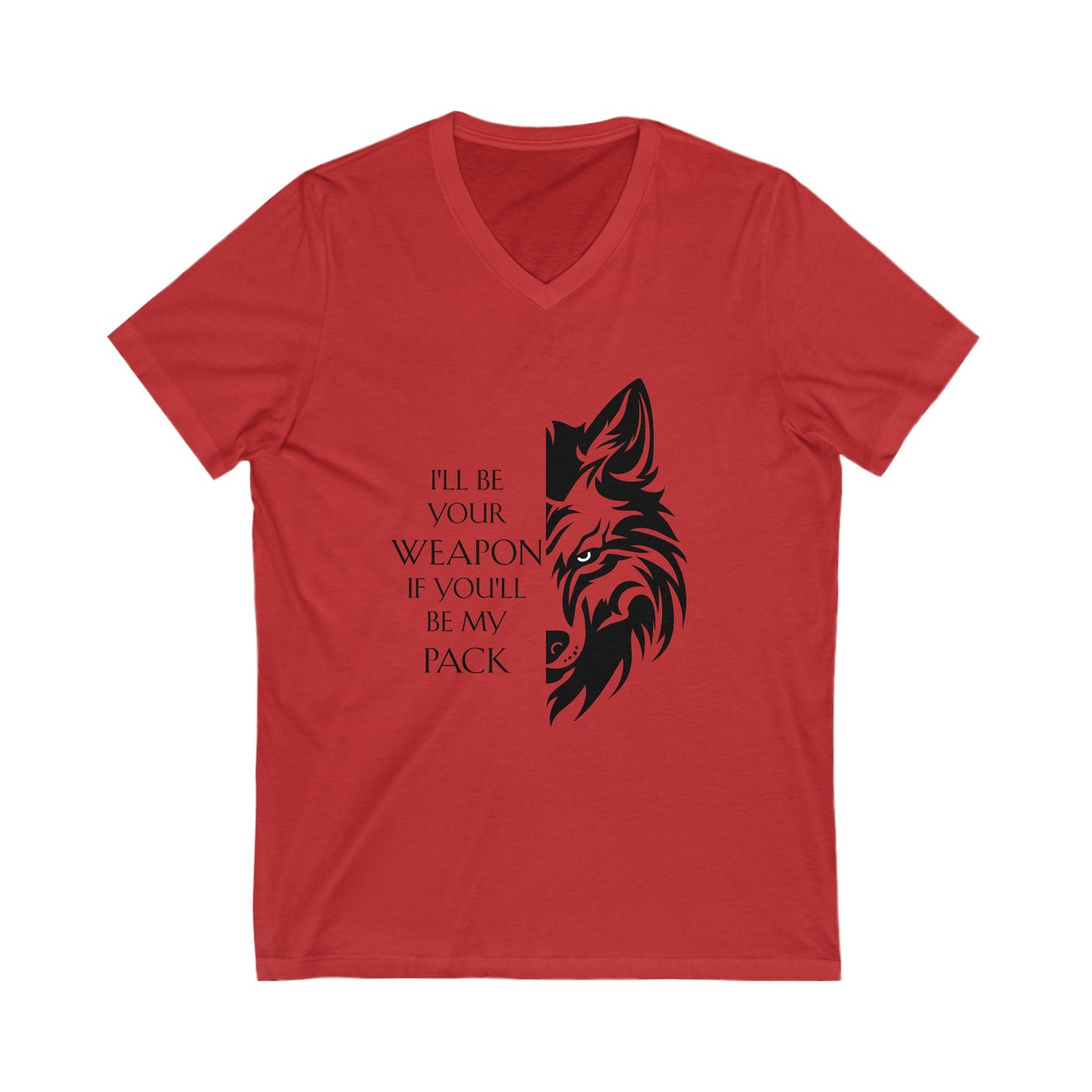 Soulbound: Black Pack Quote Unisex V-Neck Tee
