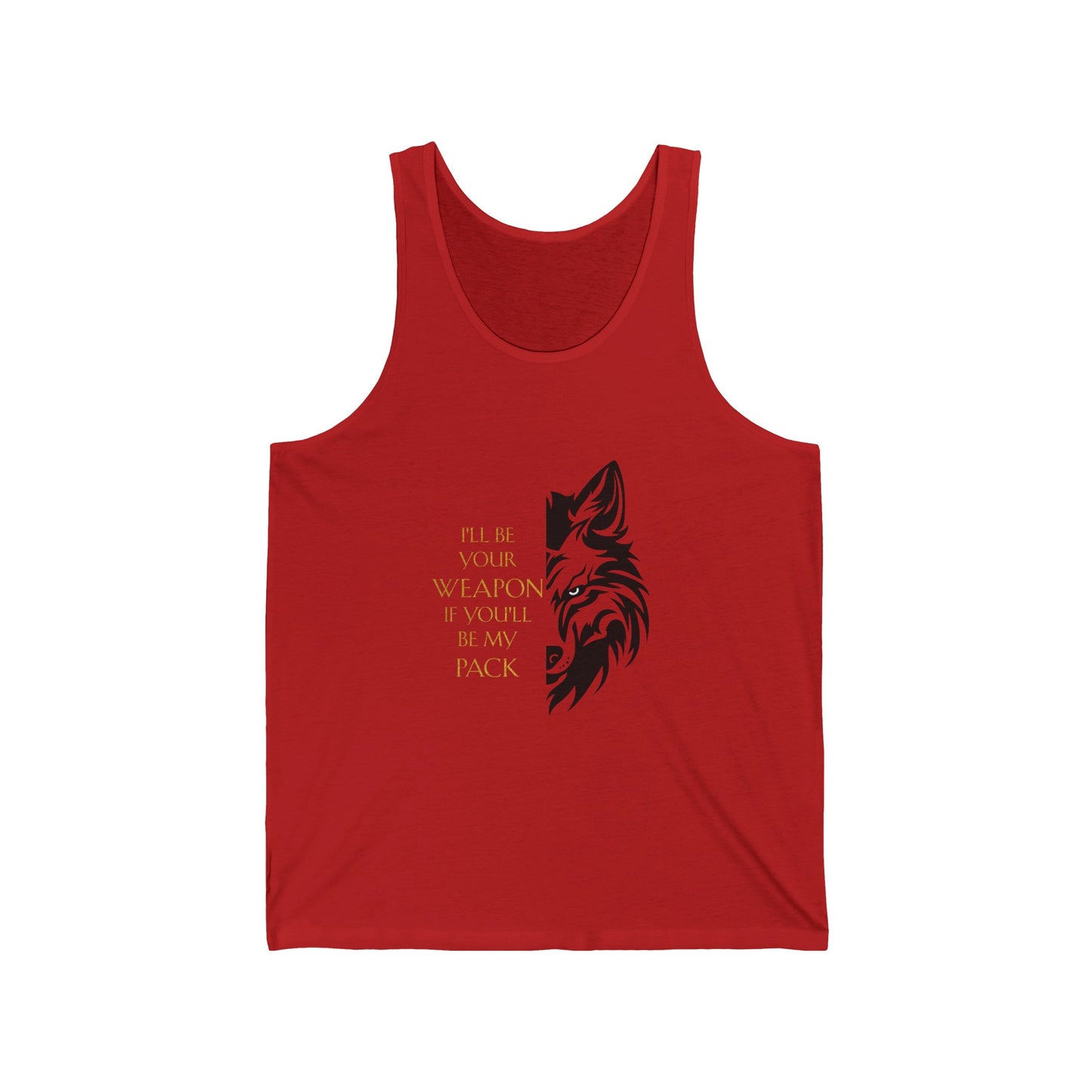 Soulbound: Gold/Black Pack Quote Unisex Tank Top