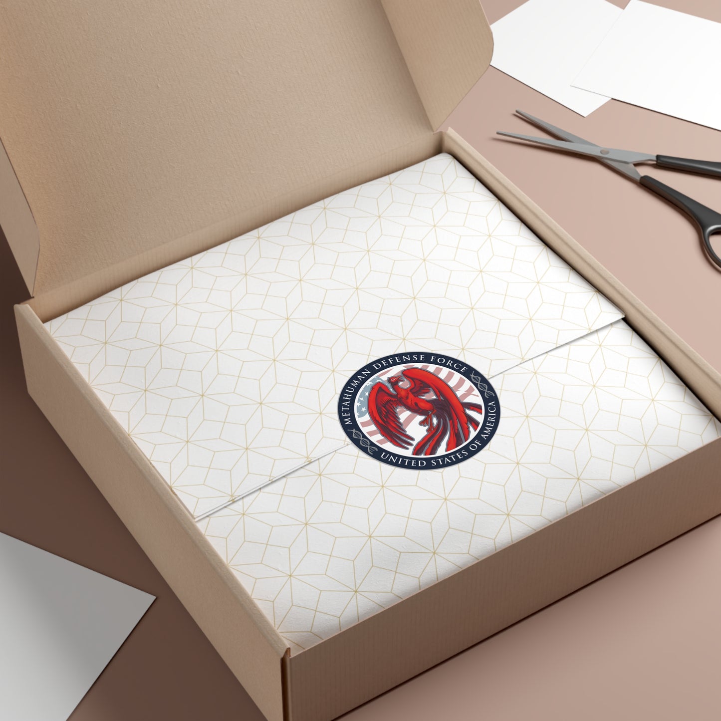 Metahuman Files: Metahuman Defense Force Agency Seal Sticker