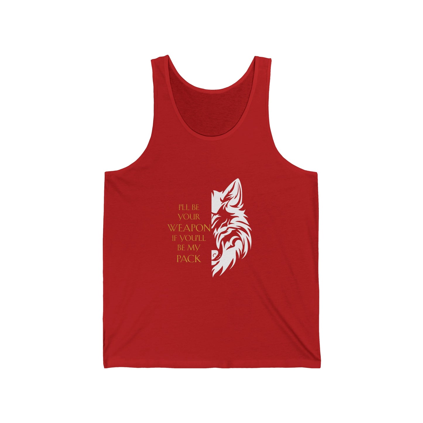 Soulbound: Gold/White Pack Quote Unisex Tank Top