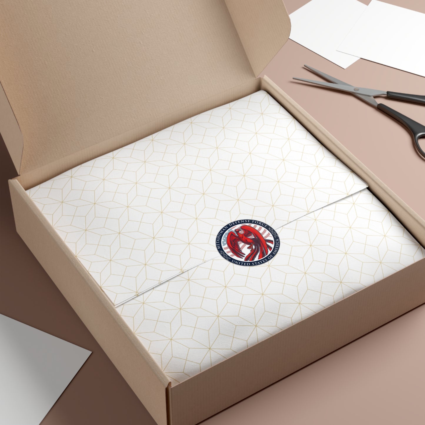 Metahuman Files: Metahuman Defense Force Agency Seal Sticker
