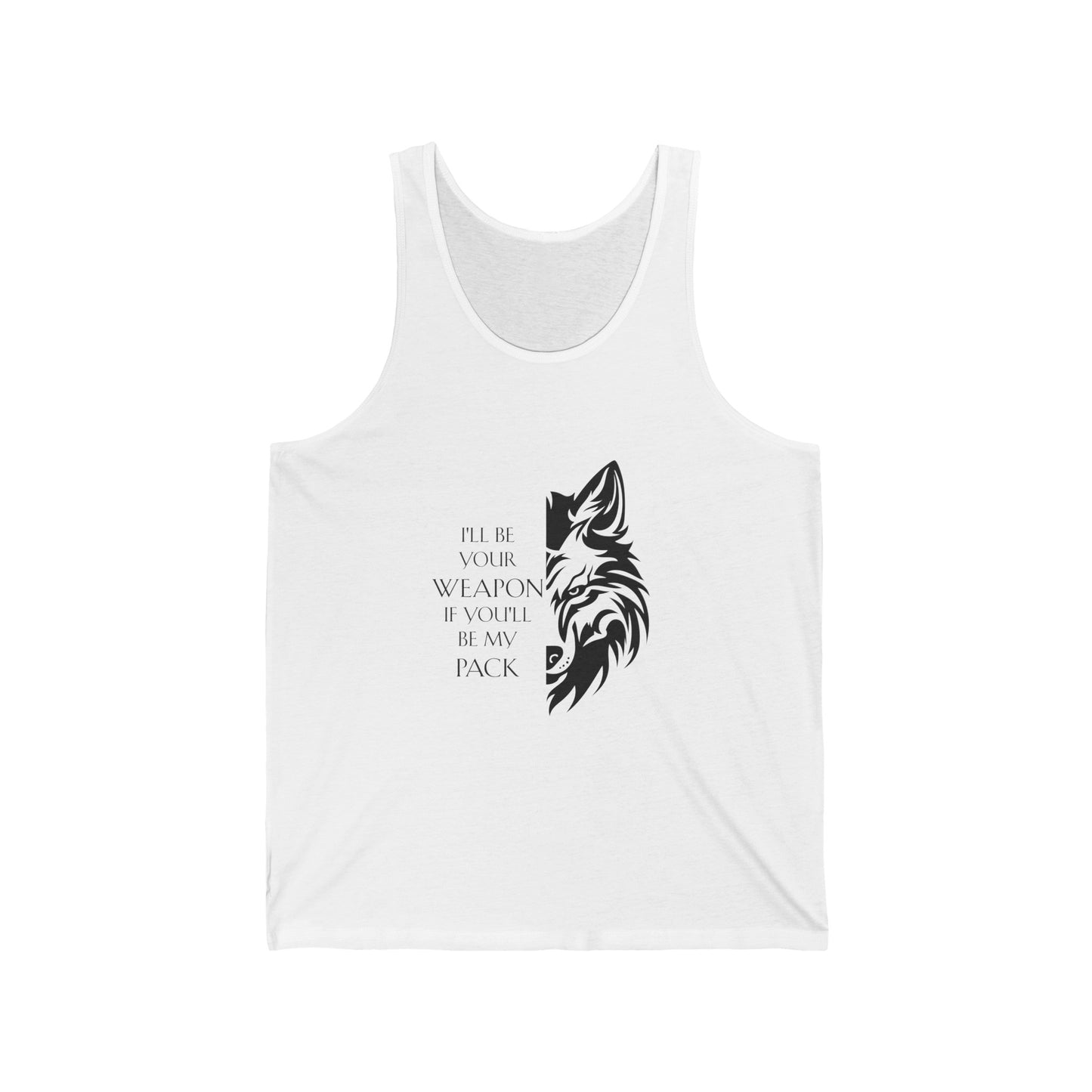 Soulbound: Black Pack Quote Unisex Tank Top