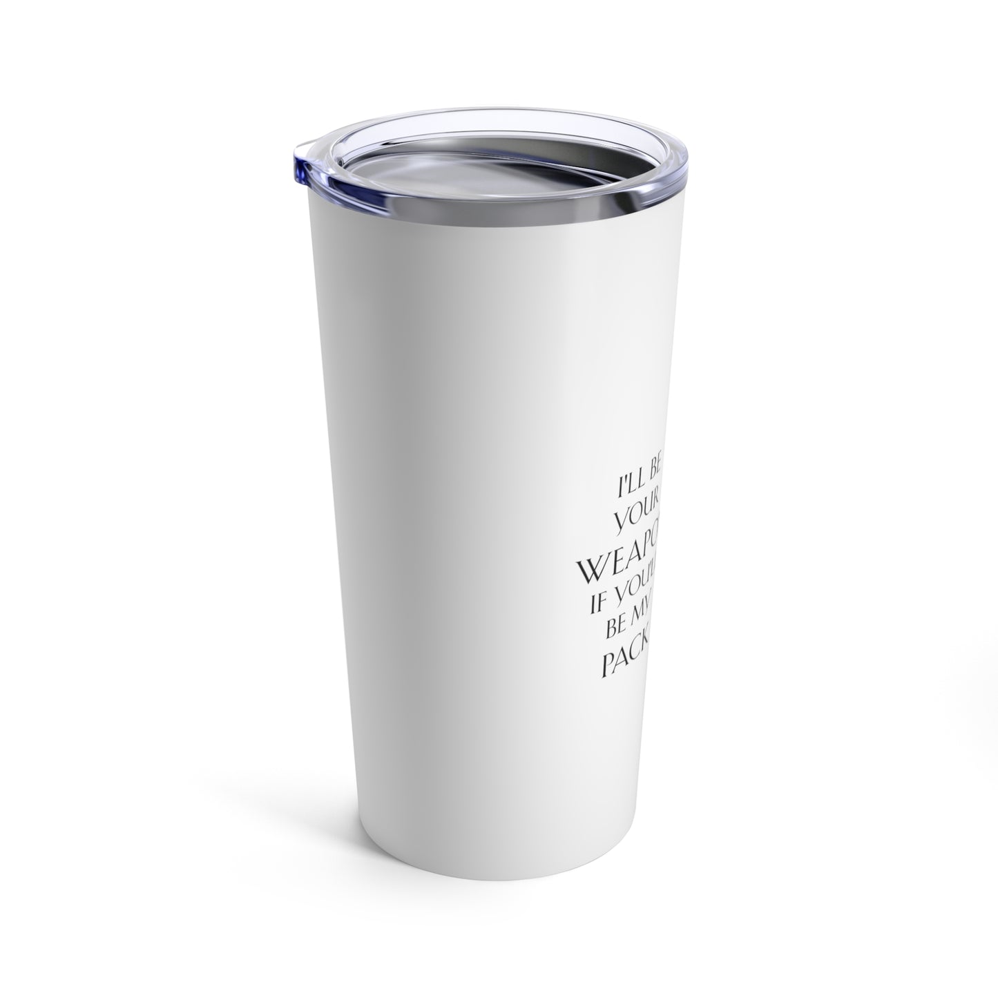 Soulbound: Black Pack Quote Tumbler 20 oz