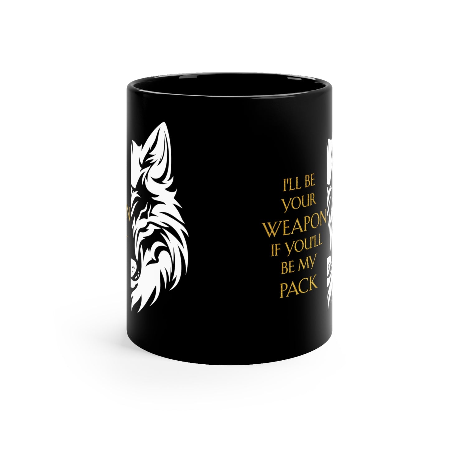 Soulbound: Gold/White Pack Quote Coffee Mug, 11 oz