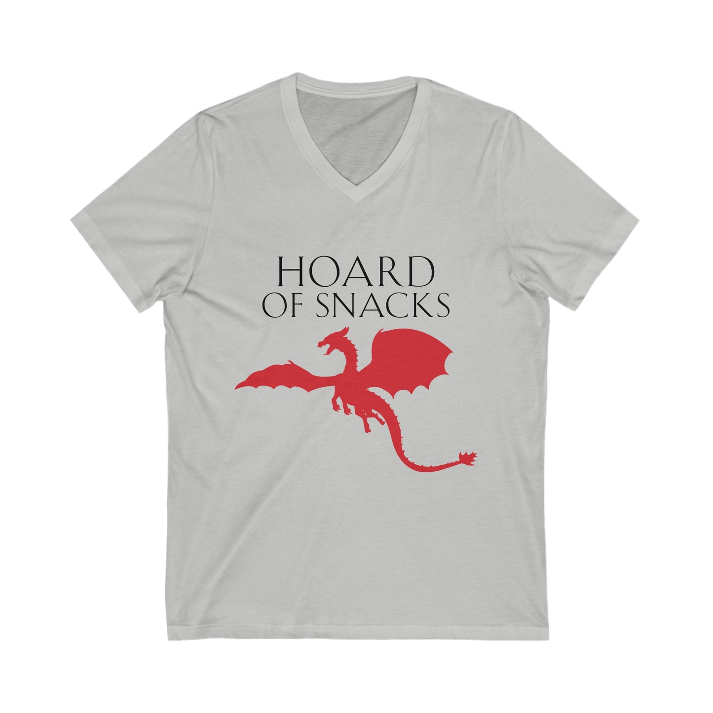 Soulbound: Hoard of Snacks Black/Red Unisex V-Neck Tee