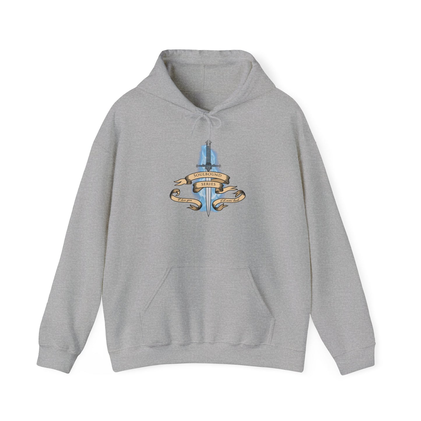 Soulbound: I'll Come Back Dagger Quote Unisex Hoodie
