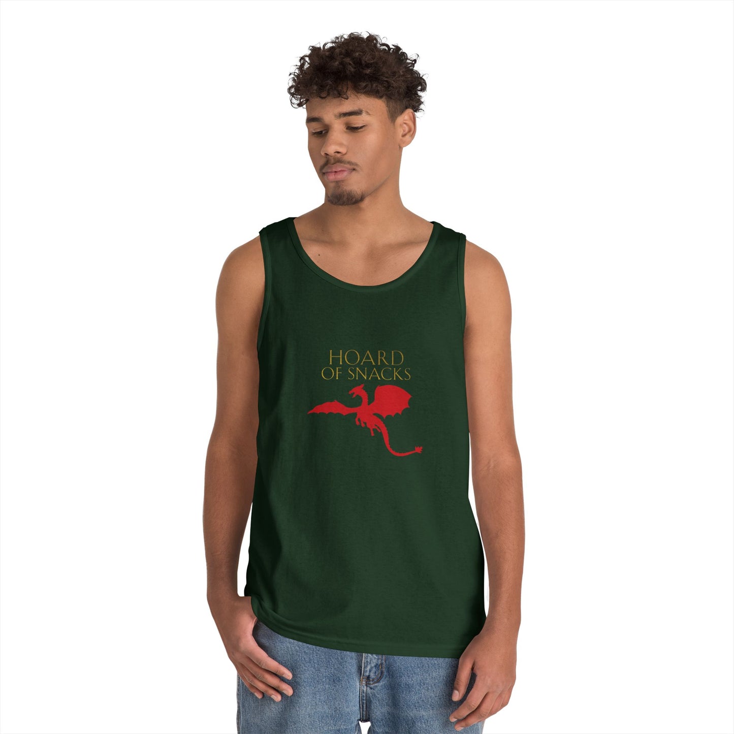 Soulbound: Hoard of Snacks Gold/Red Unisex Tank Top