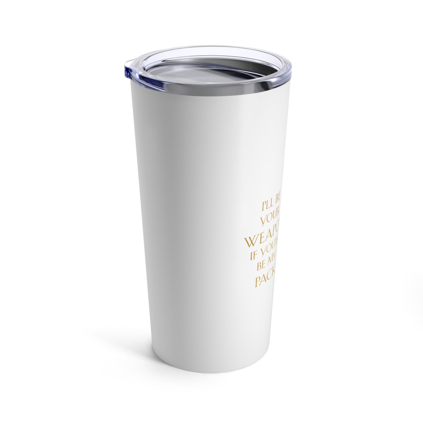 Soulbound: Gold/Black Pack Quote Tumbler 20 oz