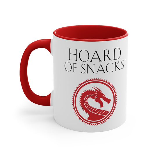 Soulbound: Hoard of Snacks Black/Red Coffee Mug, 11oz