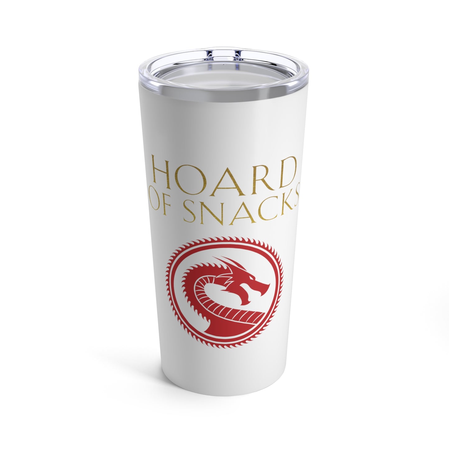 Soulbound: Hoard of Snacks Gold/Red Tumbler 20oz