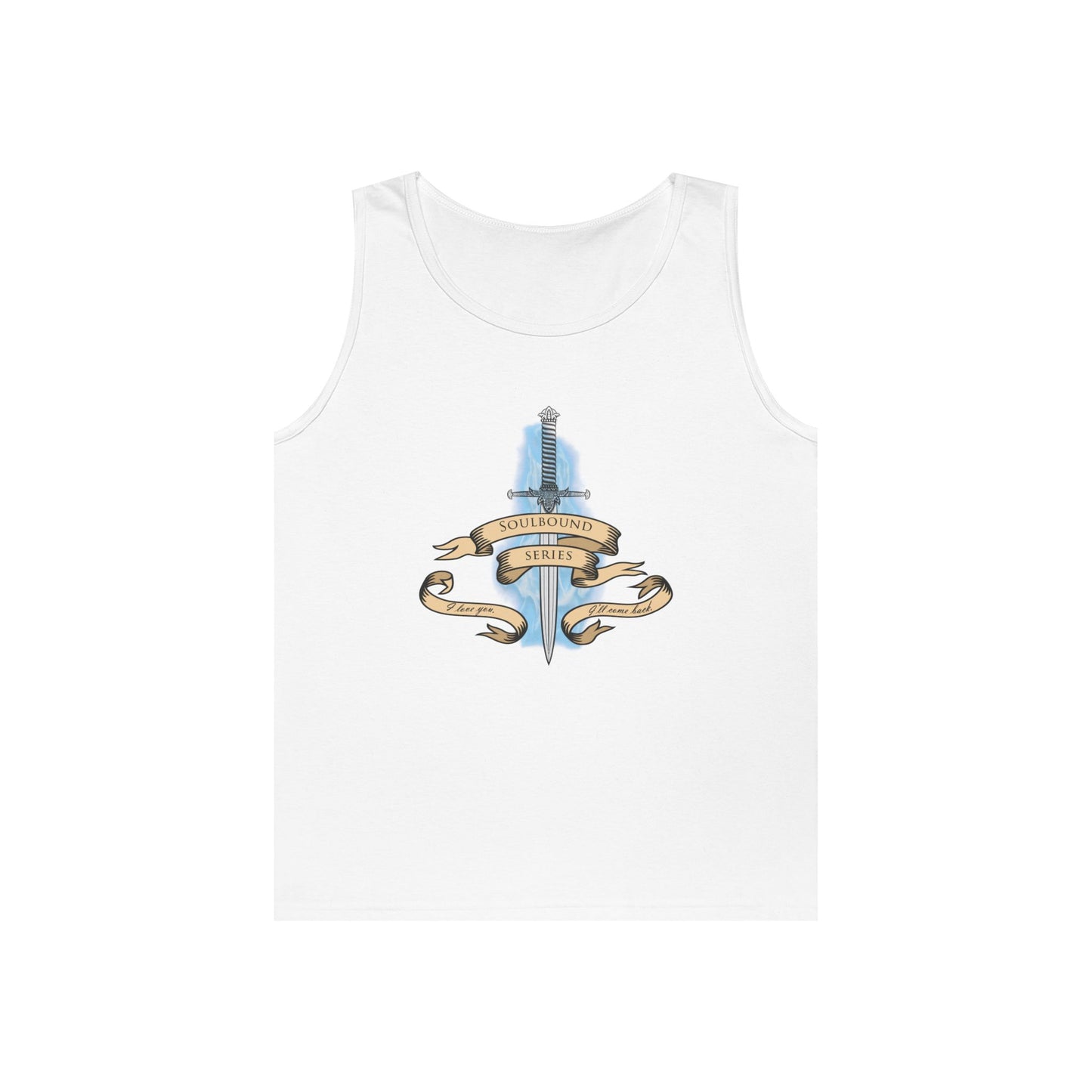 Soulbound: I'll Come Back Dagger Quote Unisex Tank Top