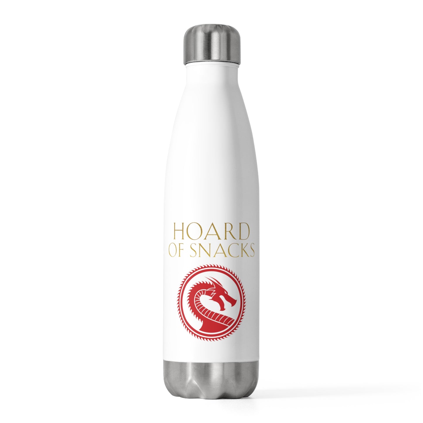 Soulbound: Hoard of Snacks Gold/Red 20oz Insulated Bottle