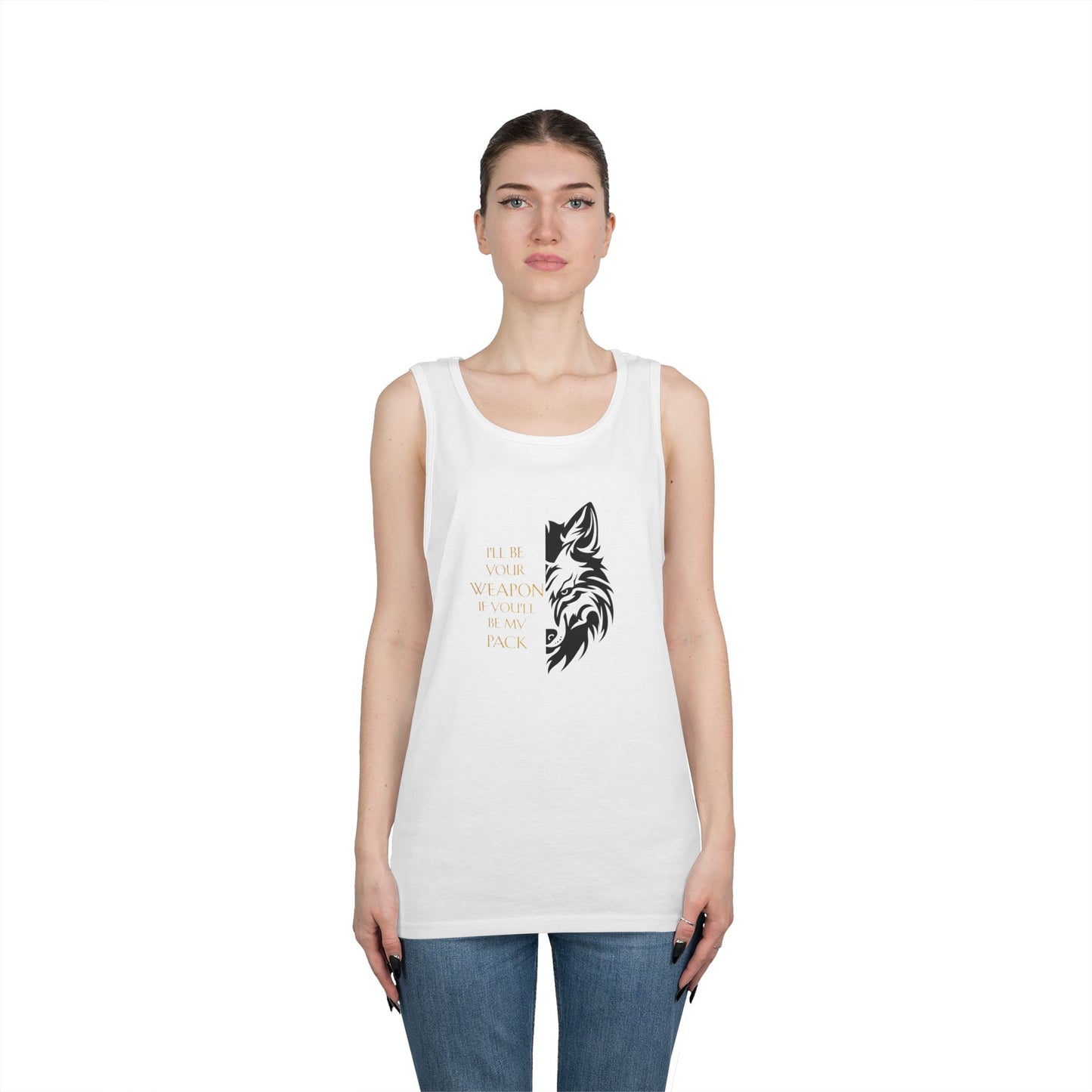 Soulbound: Gold/White Pack Quote Unisex Tank Top