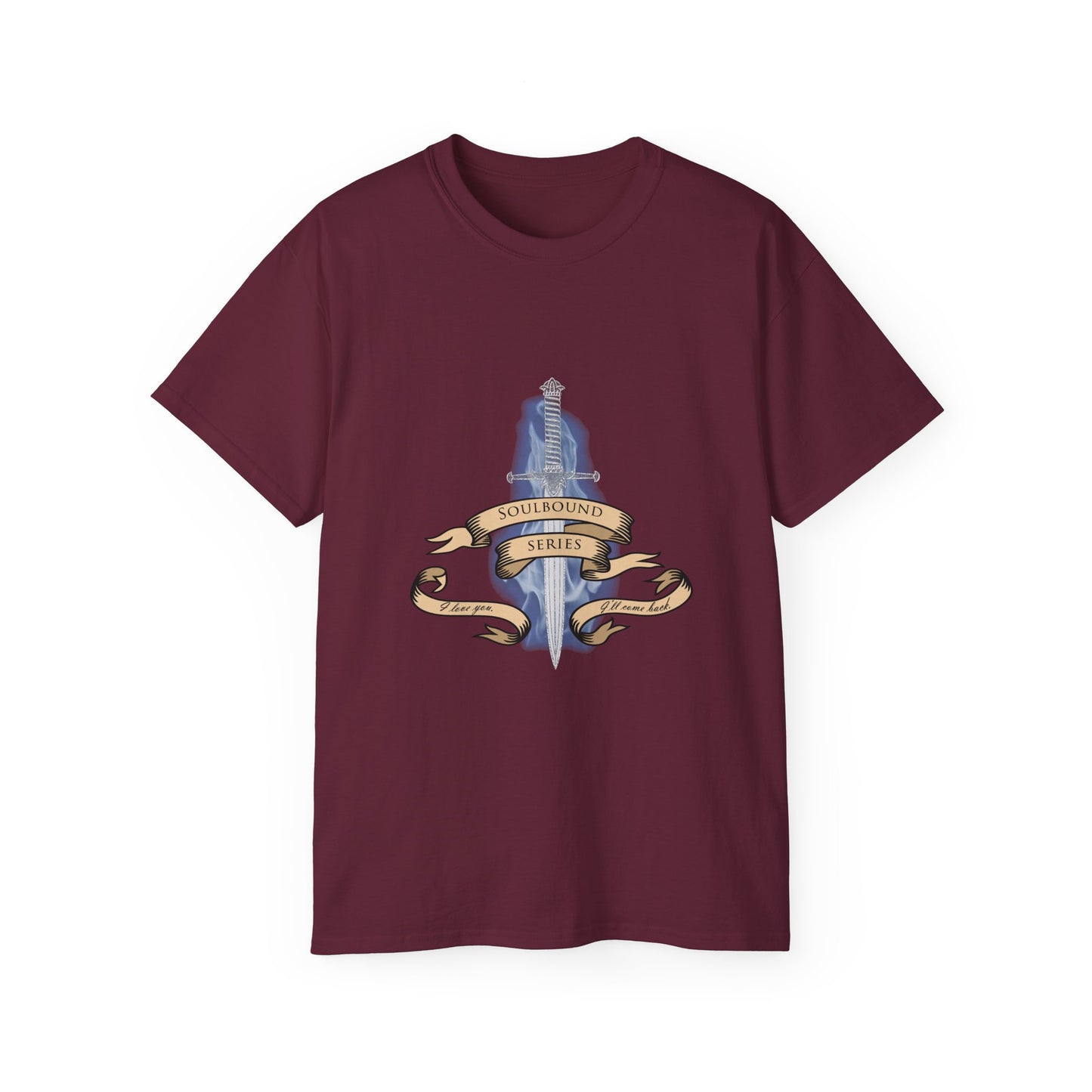 Soulbound: I'll Come Back Dagger Quote Unisex Tee