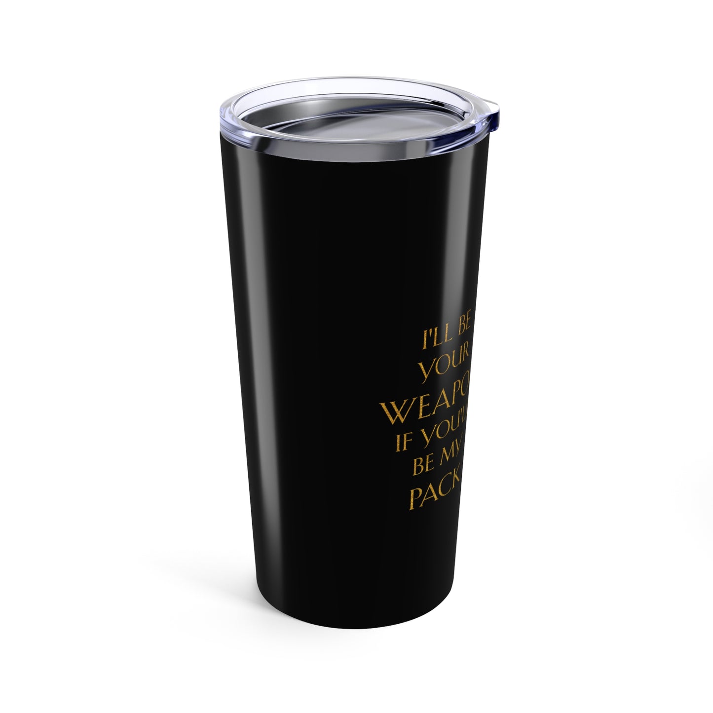 Soulbound: Gold/White Pack Quote Tumbler 20 oz