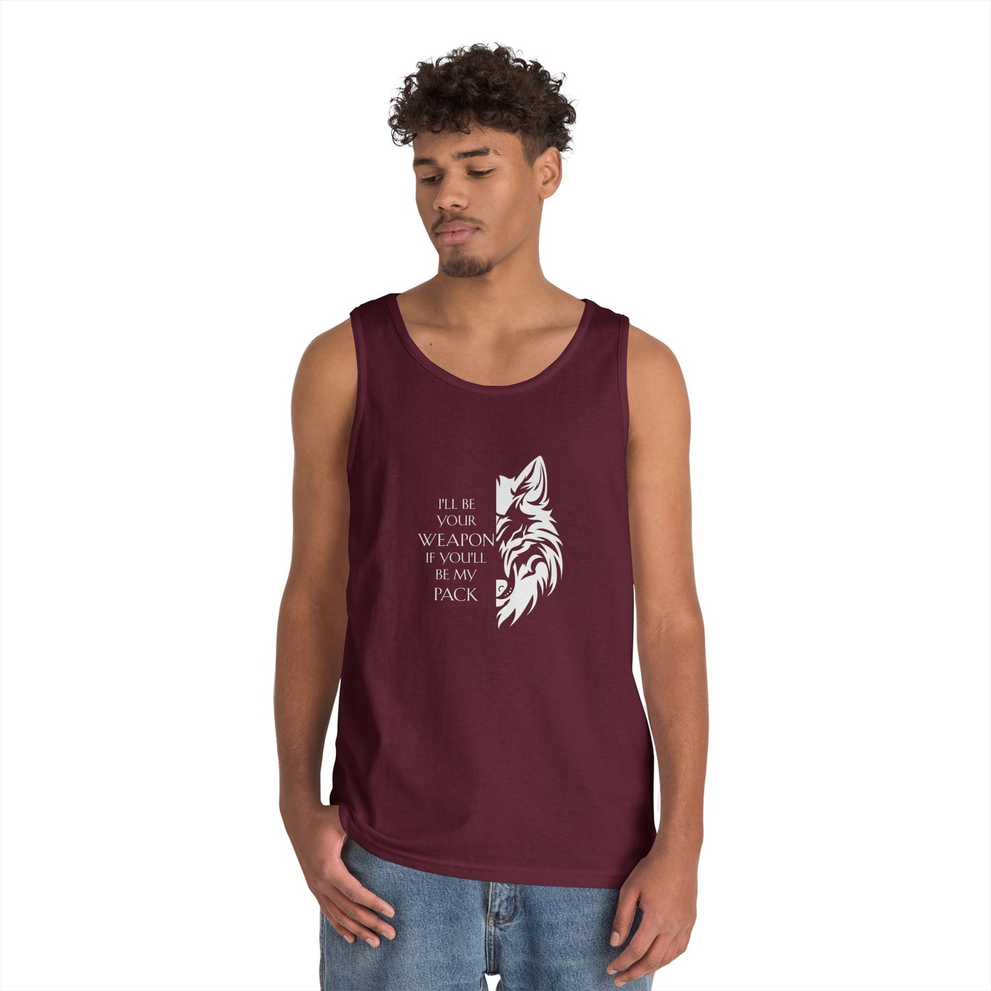Soulbound: White Pack Quote Unisex Tank Top