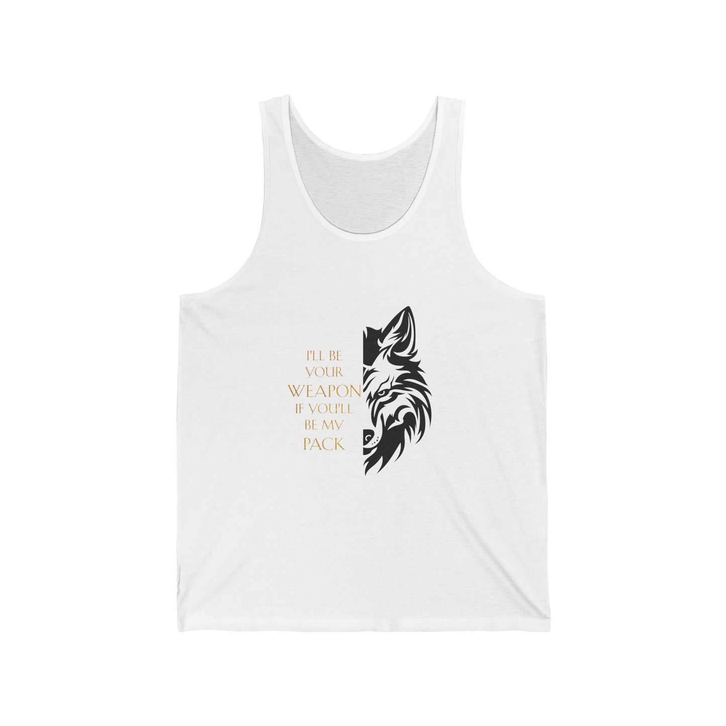 Soulbound: Gold/Black Pack Quote Unisex Tank Top