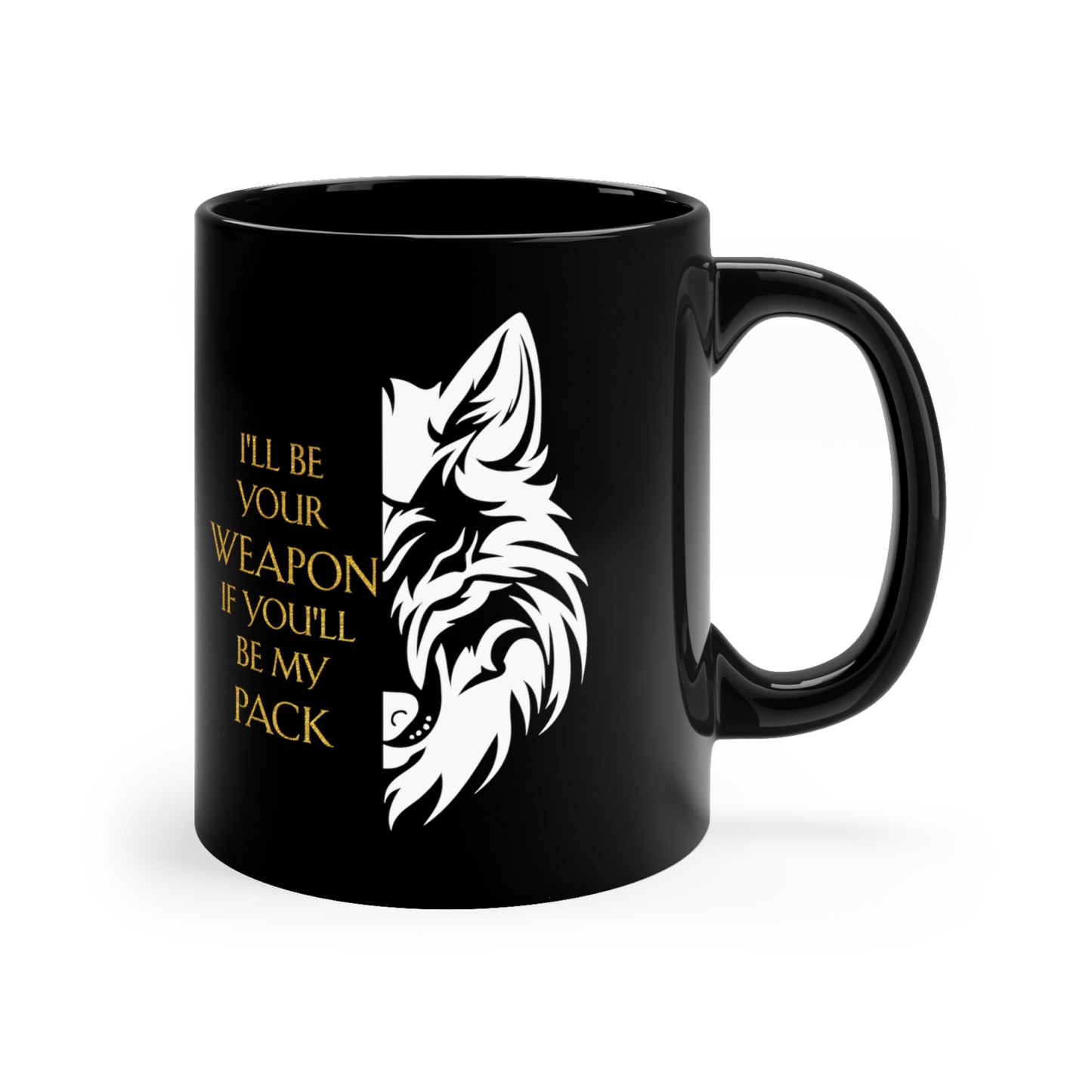 Soulbound: Gold/White Pack Quote Coffee Mug, 11 oz