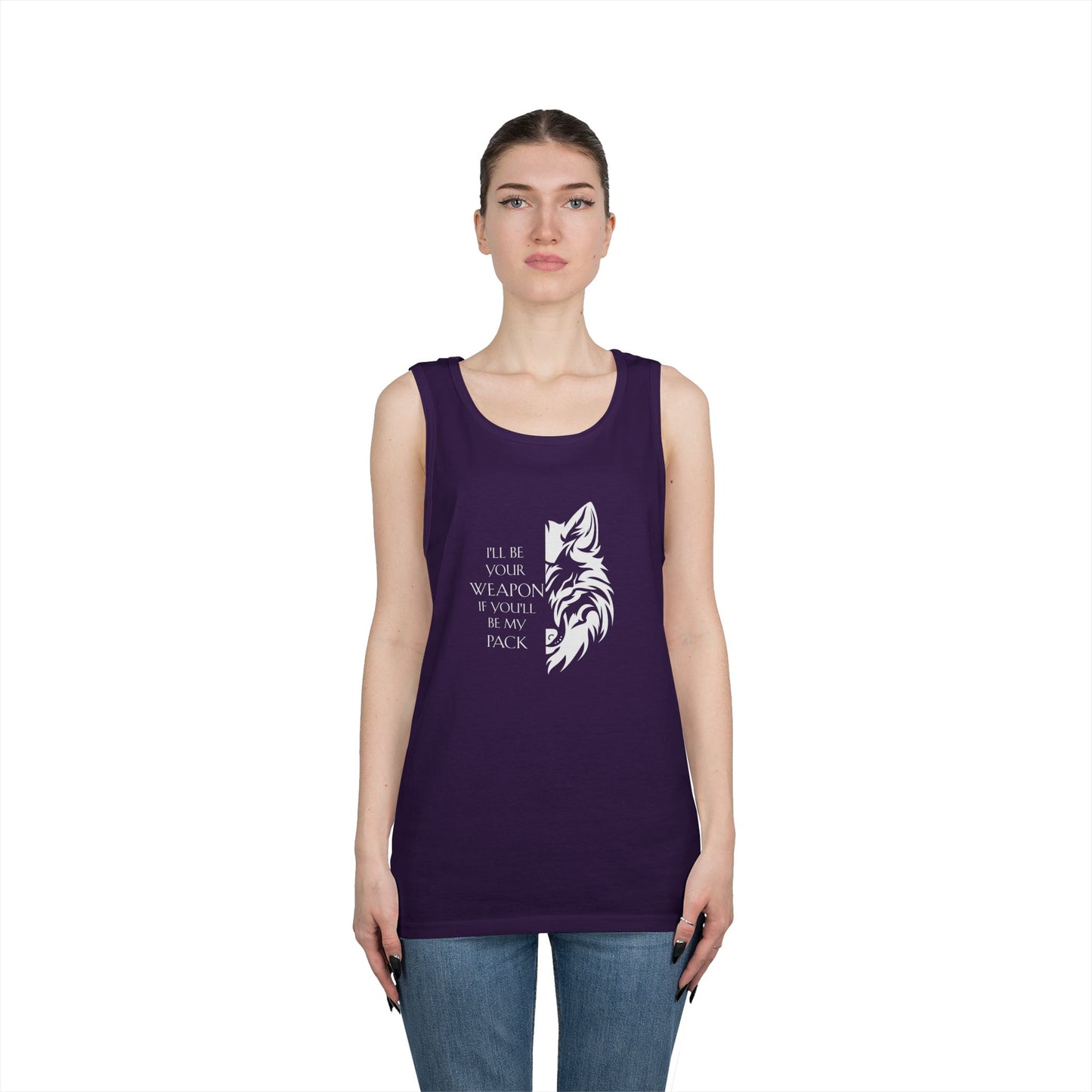 Soulbound: White Pack Quote Unisex Tank Top