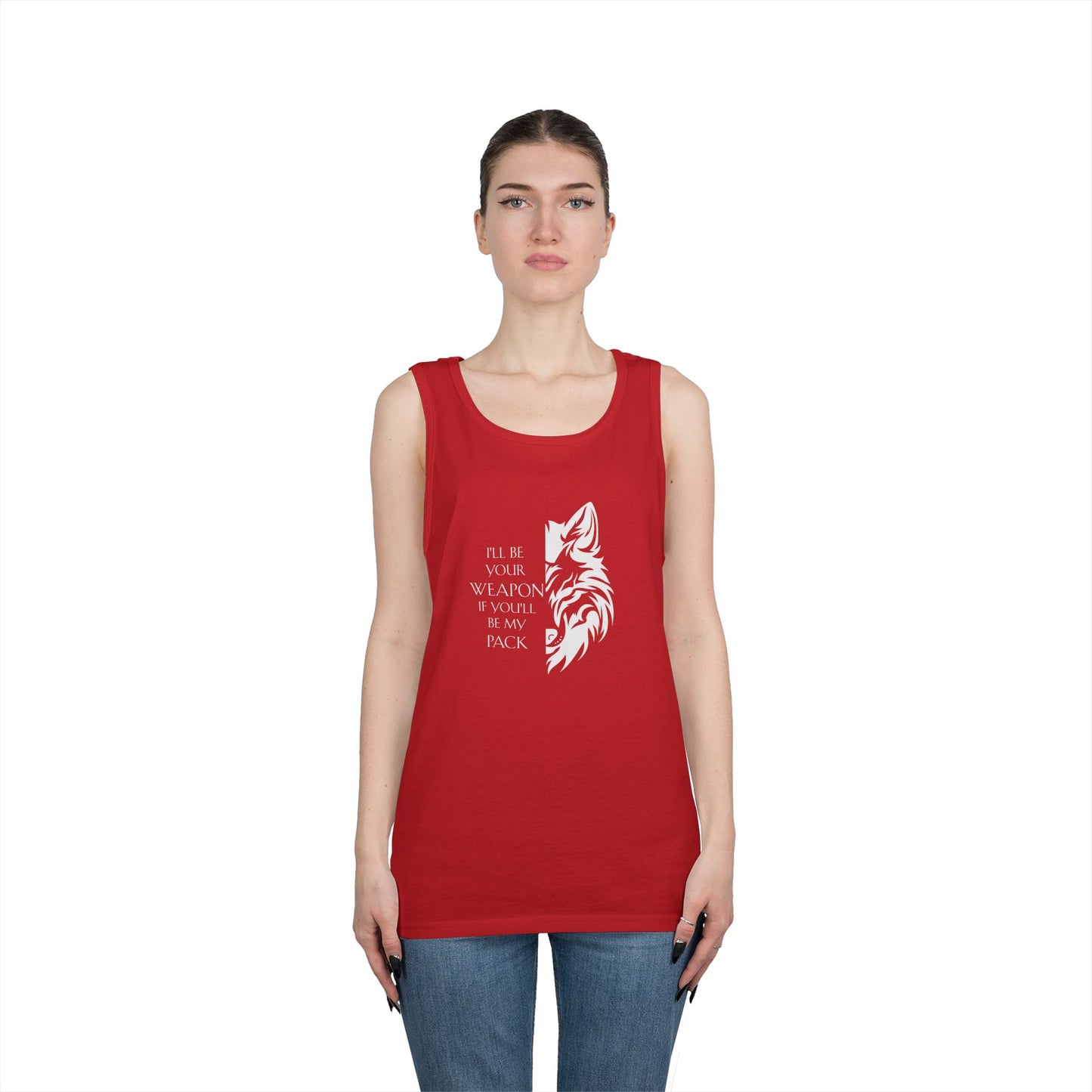 Soulbound: White Pack Quote Unisex Tank Top