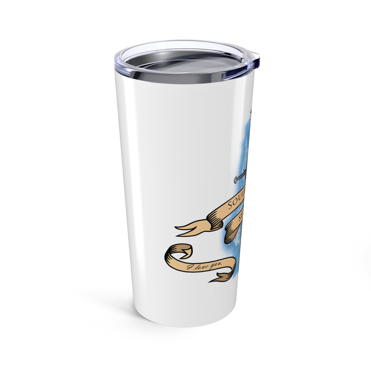 Soulbound: I'll Come Back Dagger Quote Tumbler 20oz