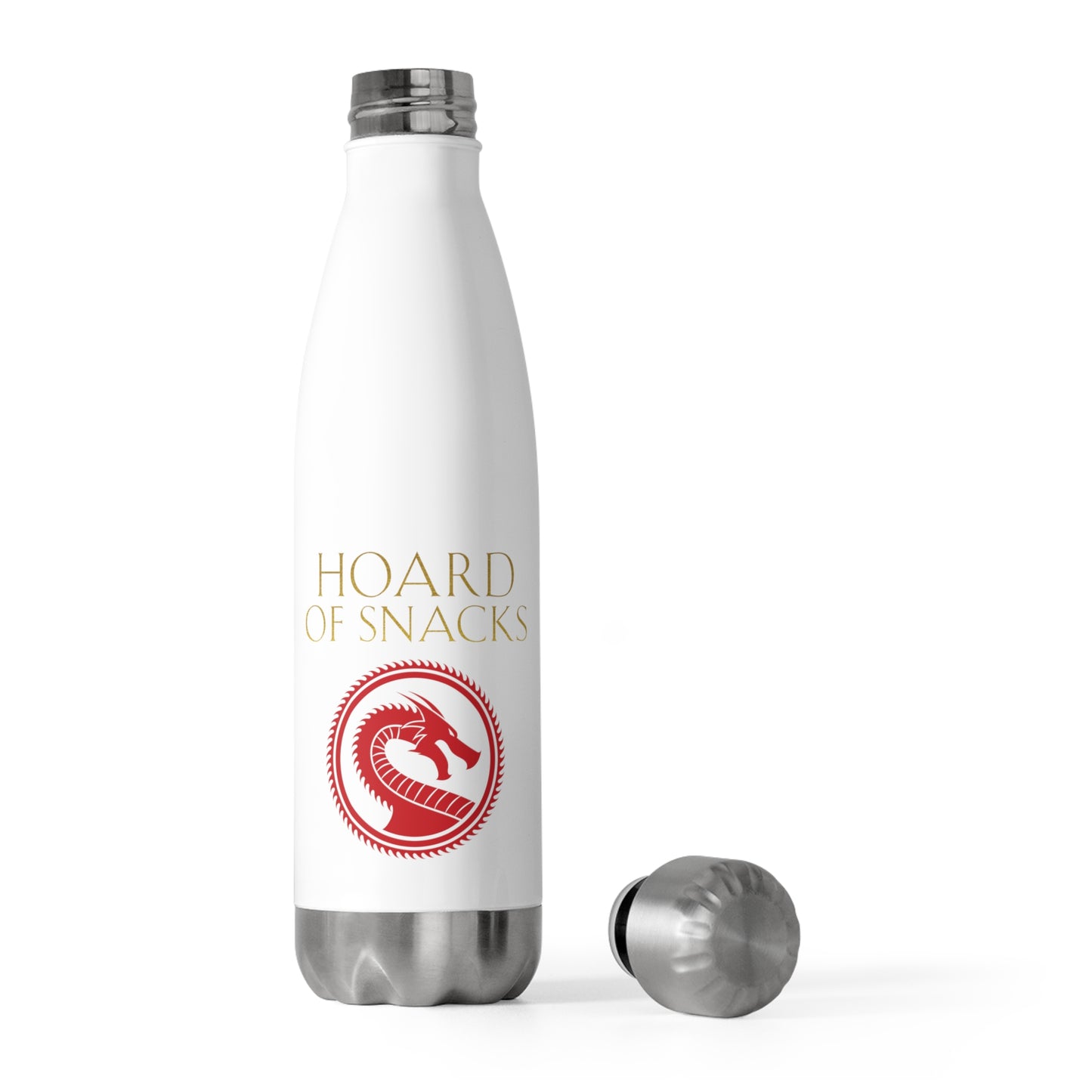 Soulbound: Hoard of Snacks Gold/Red 20oz Insulated Bottle