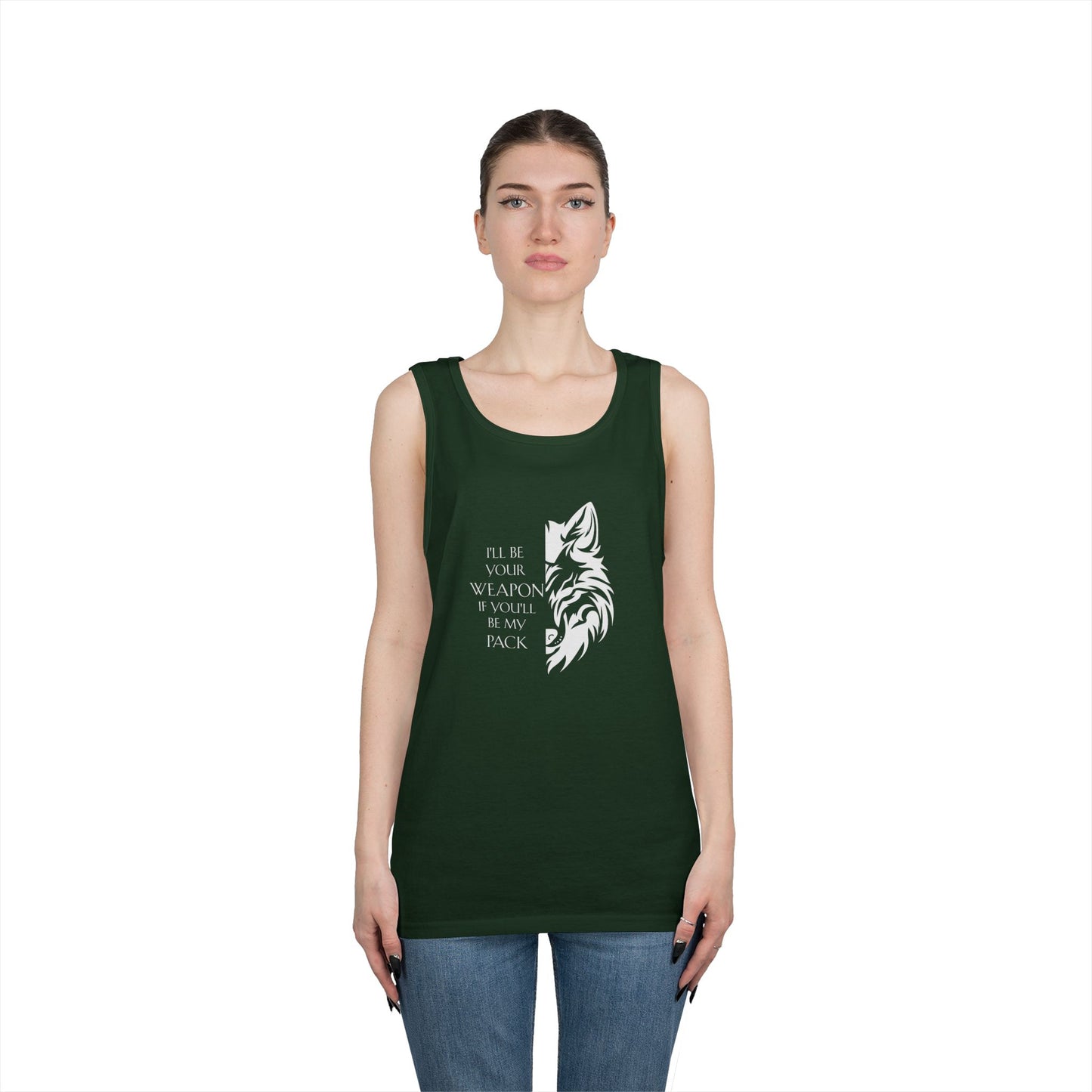 Soulbound: White Pack Quote Unisex Tank Top