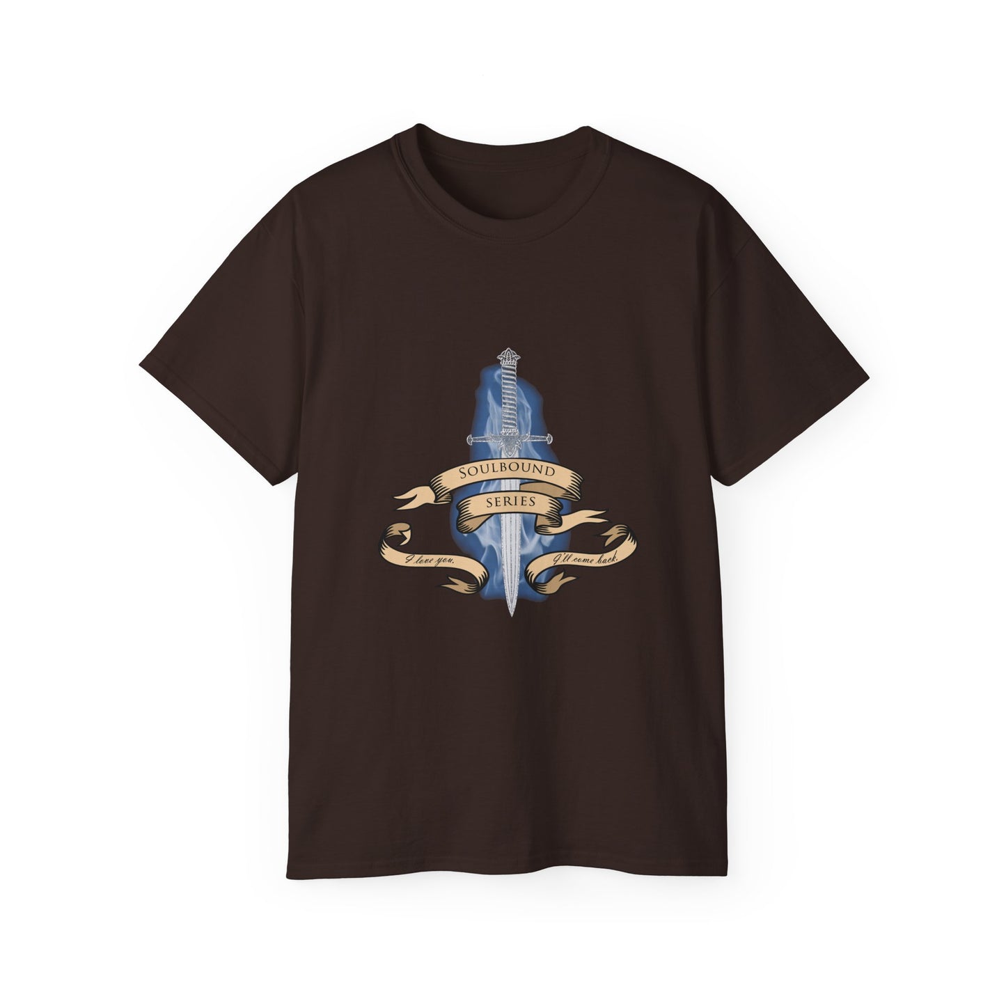 Soulbound: I'll Come Back Dagger Quote Unisex Tee