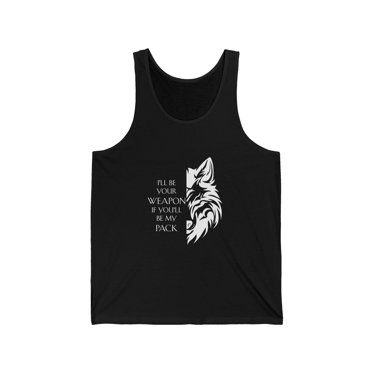 Soulbound: White Pack Quote Unisex Tank Top