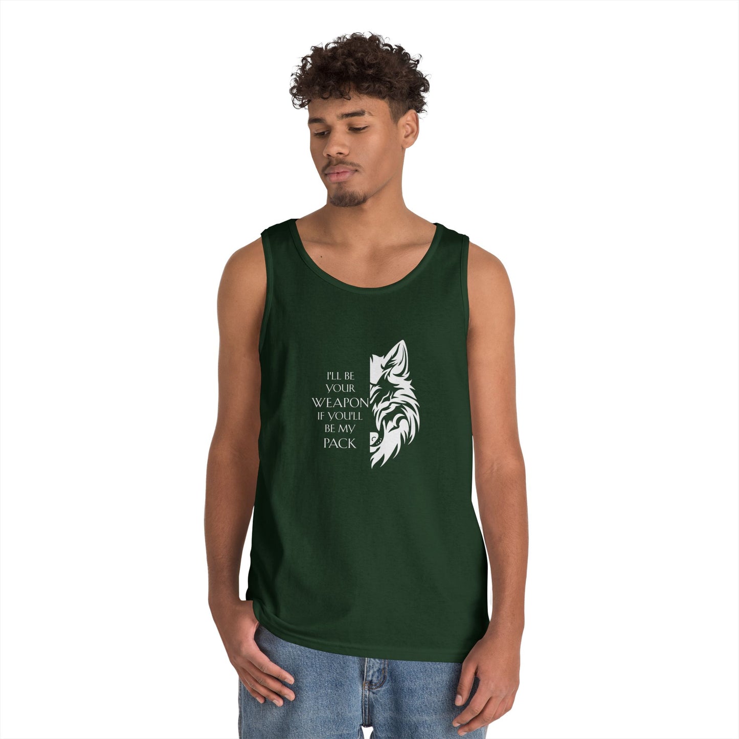 Soulbound: White Pack Quote Unisex Tank Top