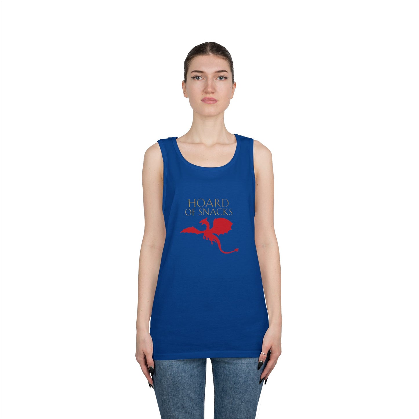 Soulbound: Hoard of Snacks Gold/Red Unisex Tank Top