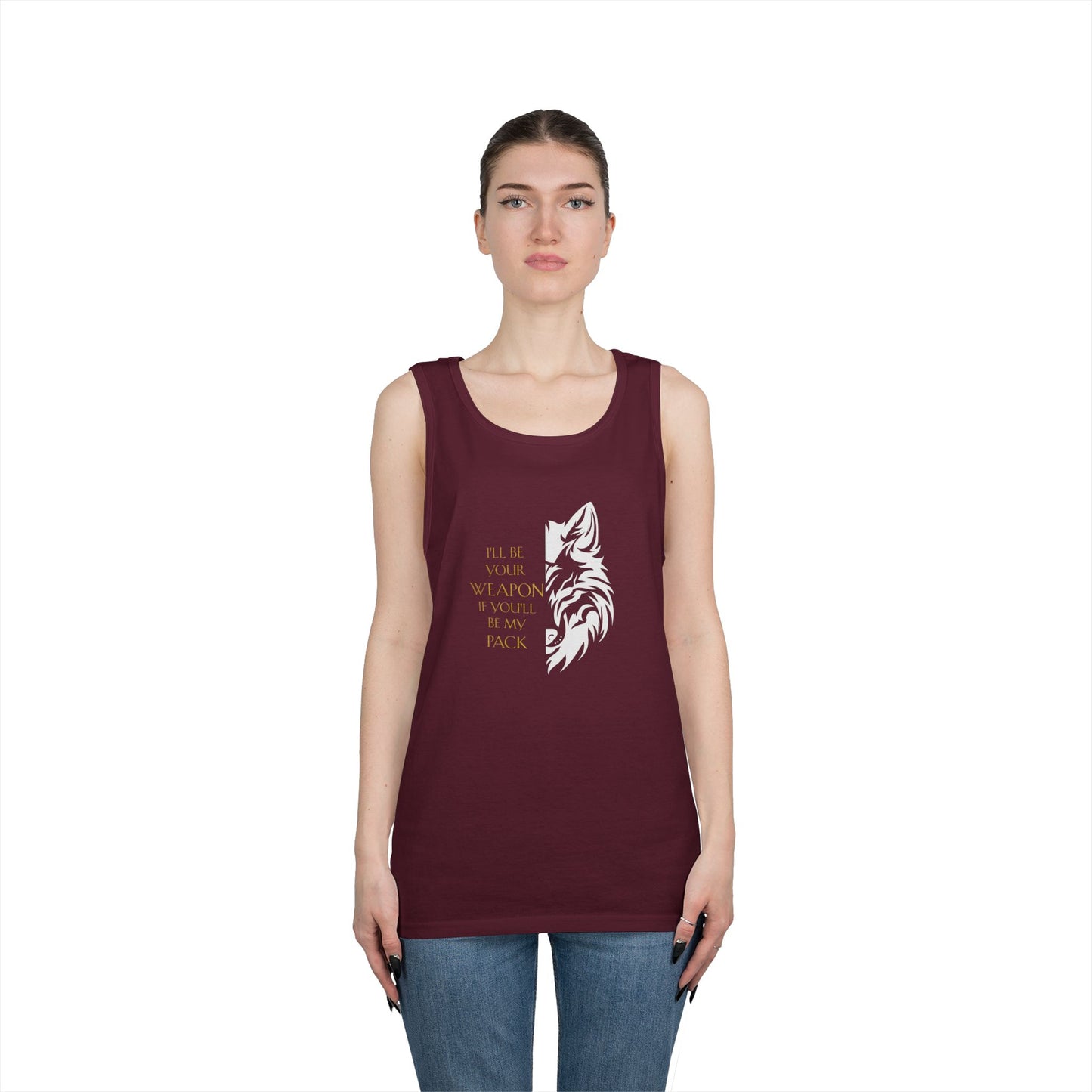 Soulbound: Gold/White Pack Quote Unisex Tank Top