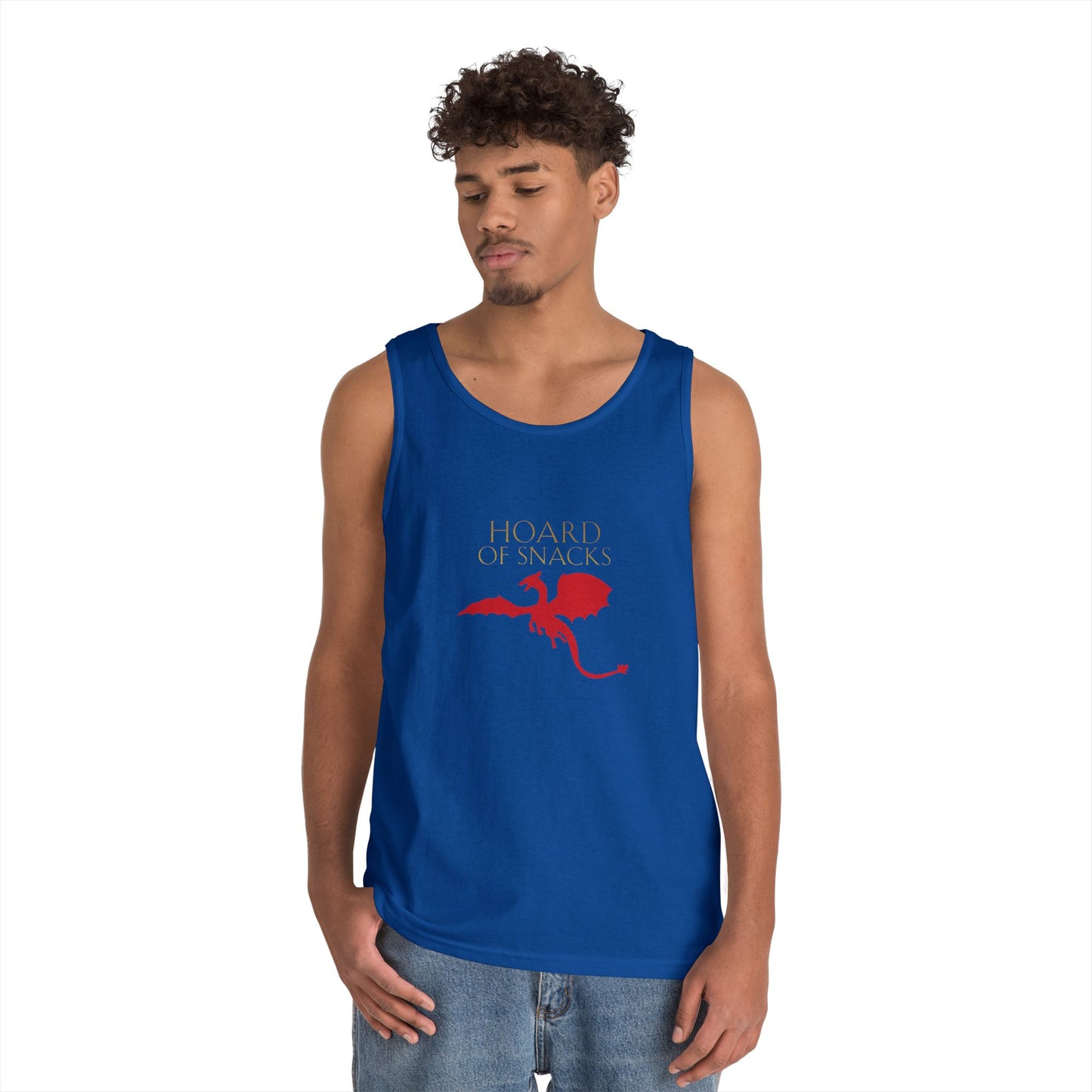 Soulbound: Hoard of Snacks Gold/Red Unisex Tank Top