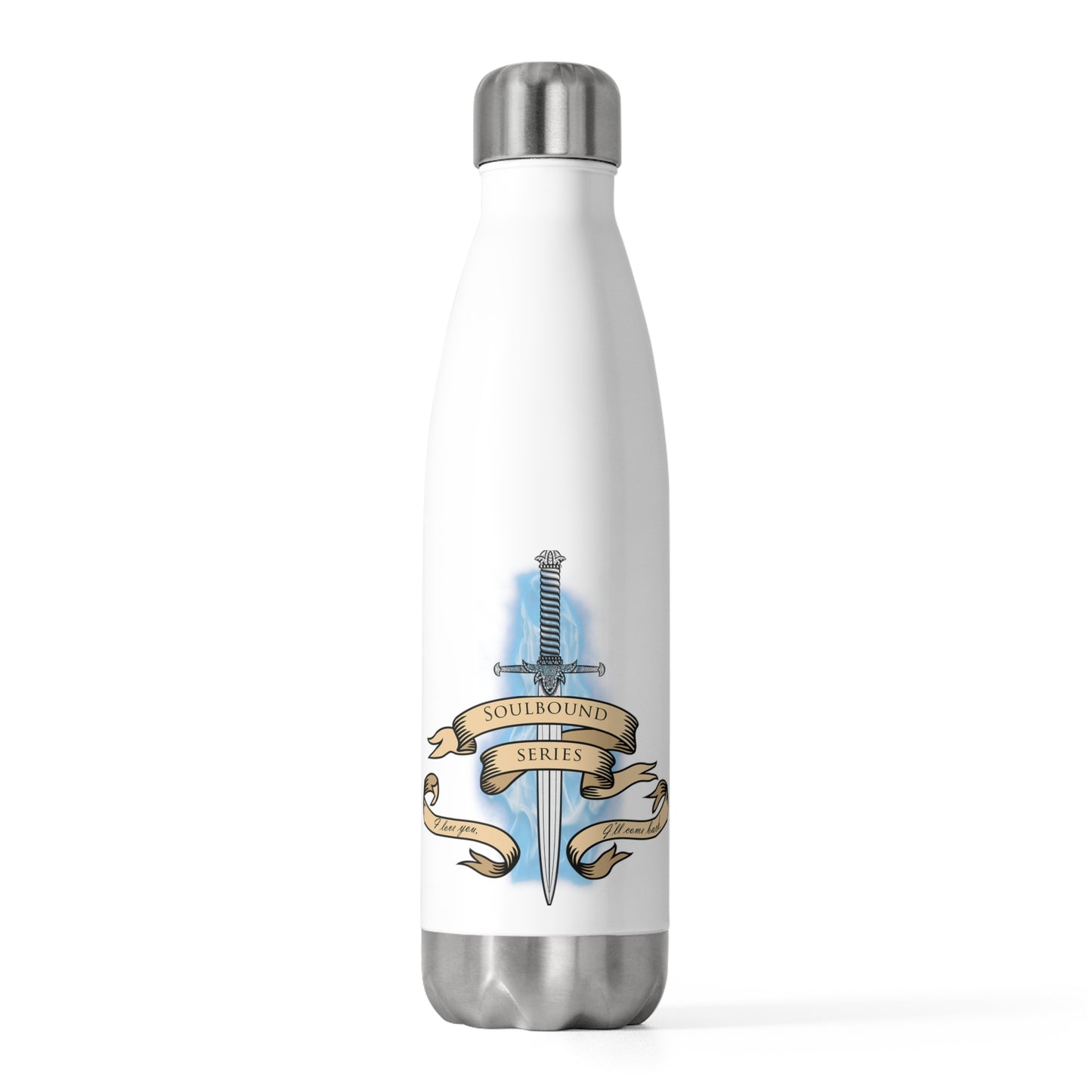 Soulbound: I'll Come Back Dagger Quote 20oz Insulated Bottle