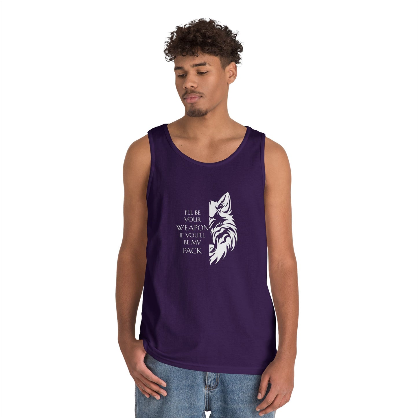 Soulbound: White Pack Quote Unisex Tank Top