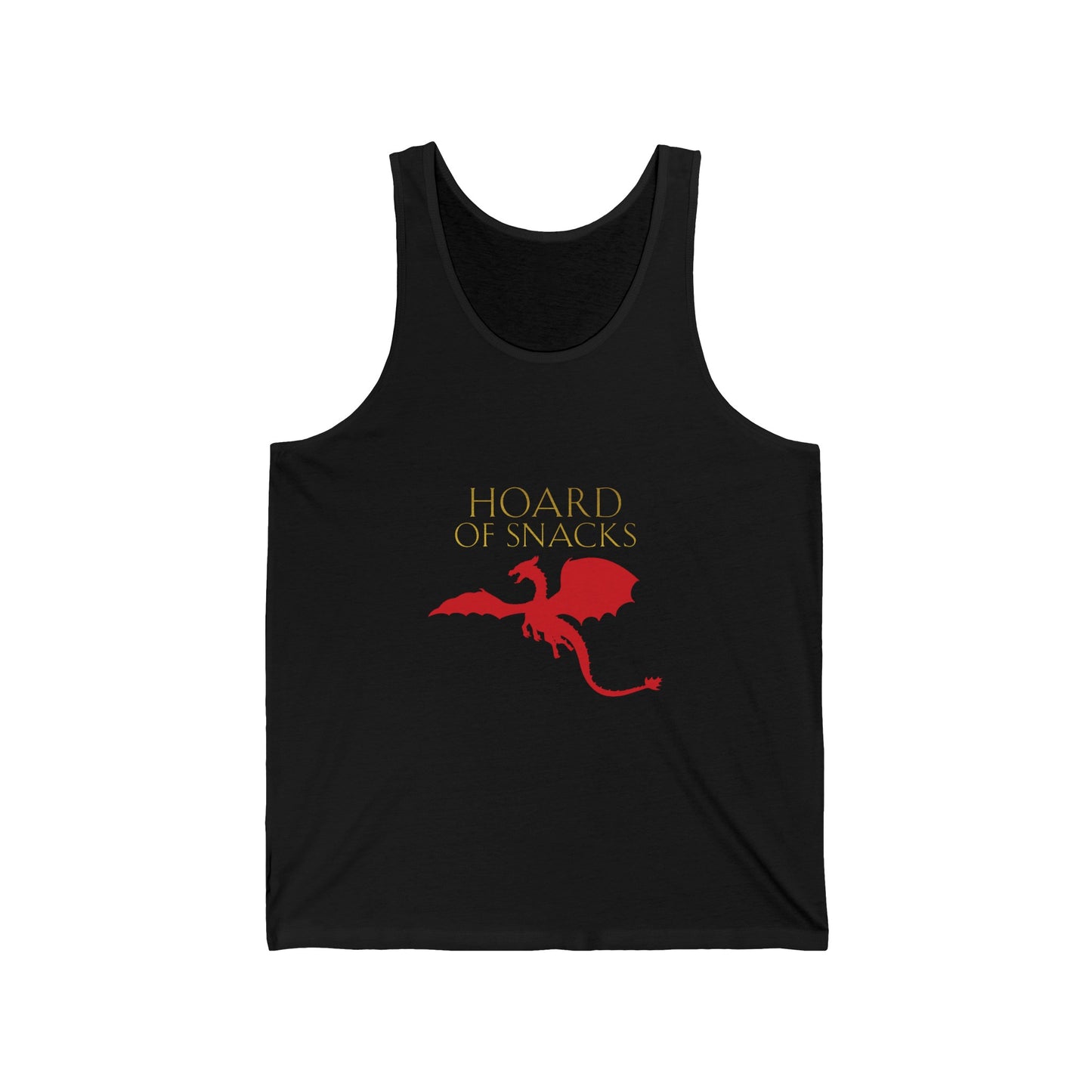 Soulbound: Hoard of Snacks Gold/Red Unisex Tank Top