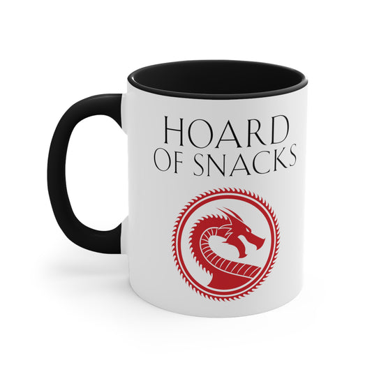 Soulbound: Hoard of Snacks Black/Red Coffee Mug No. 2, 11oz